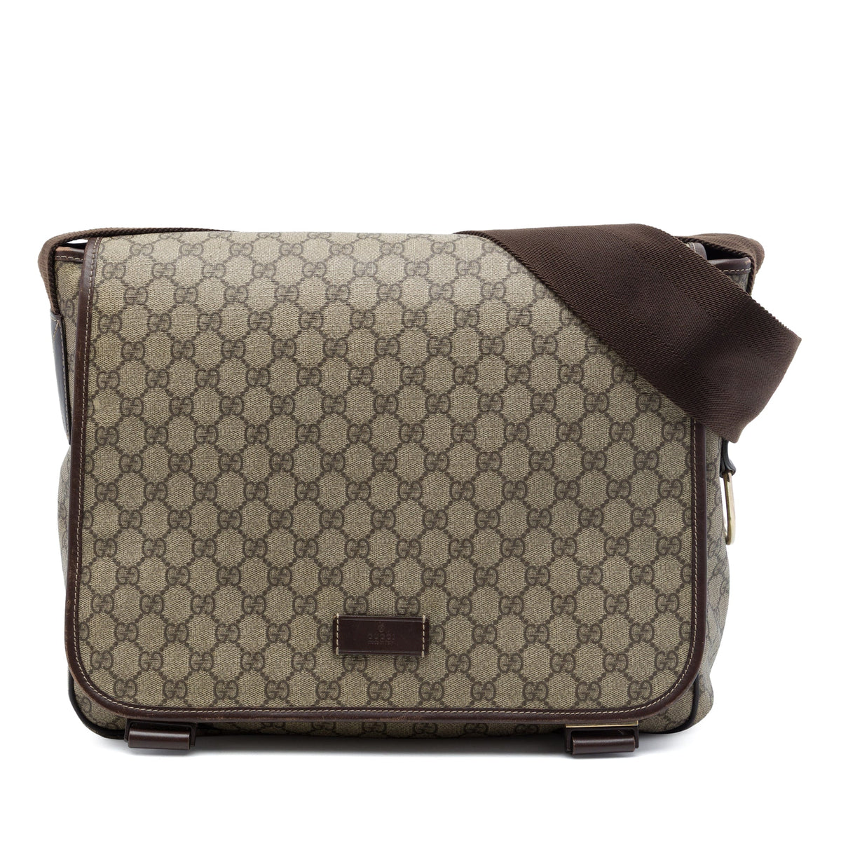 Gucci GG Supreme Crossbody — Beige