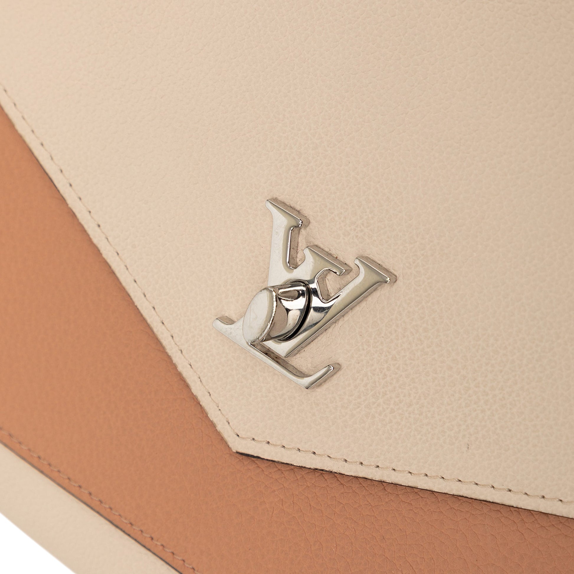 Louis Vuitton Bicolor Leather MyLockMe Chain Pochette