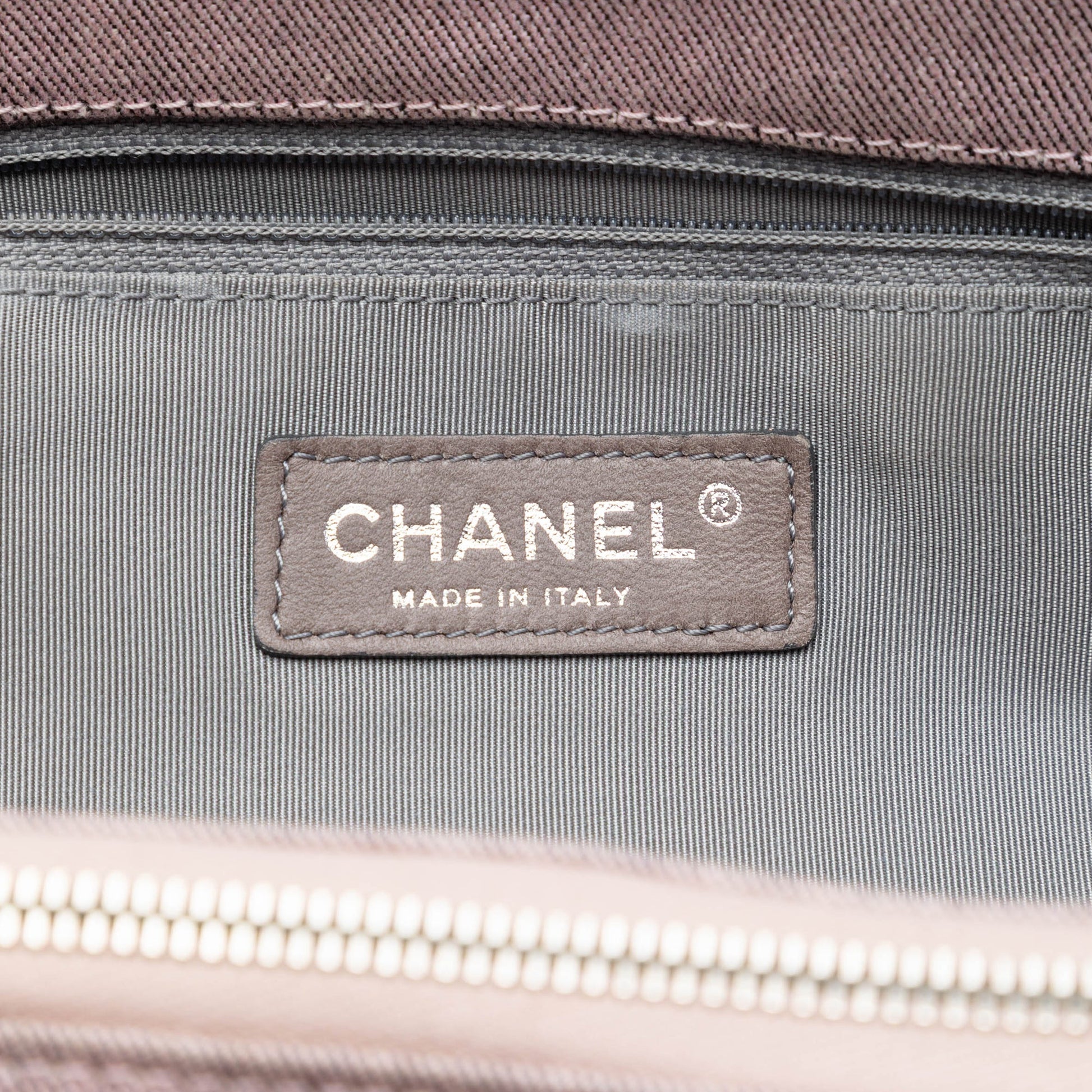 Chanel Large CC Quilted Denim Tote
