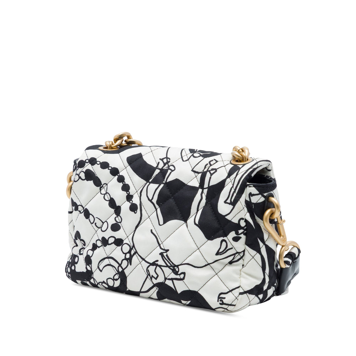 Chanel Mini Printed Canvas Deer Coco Flap
