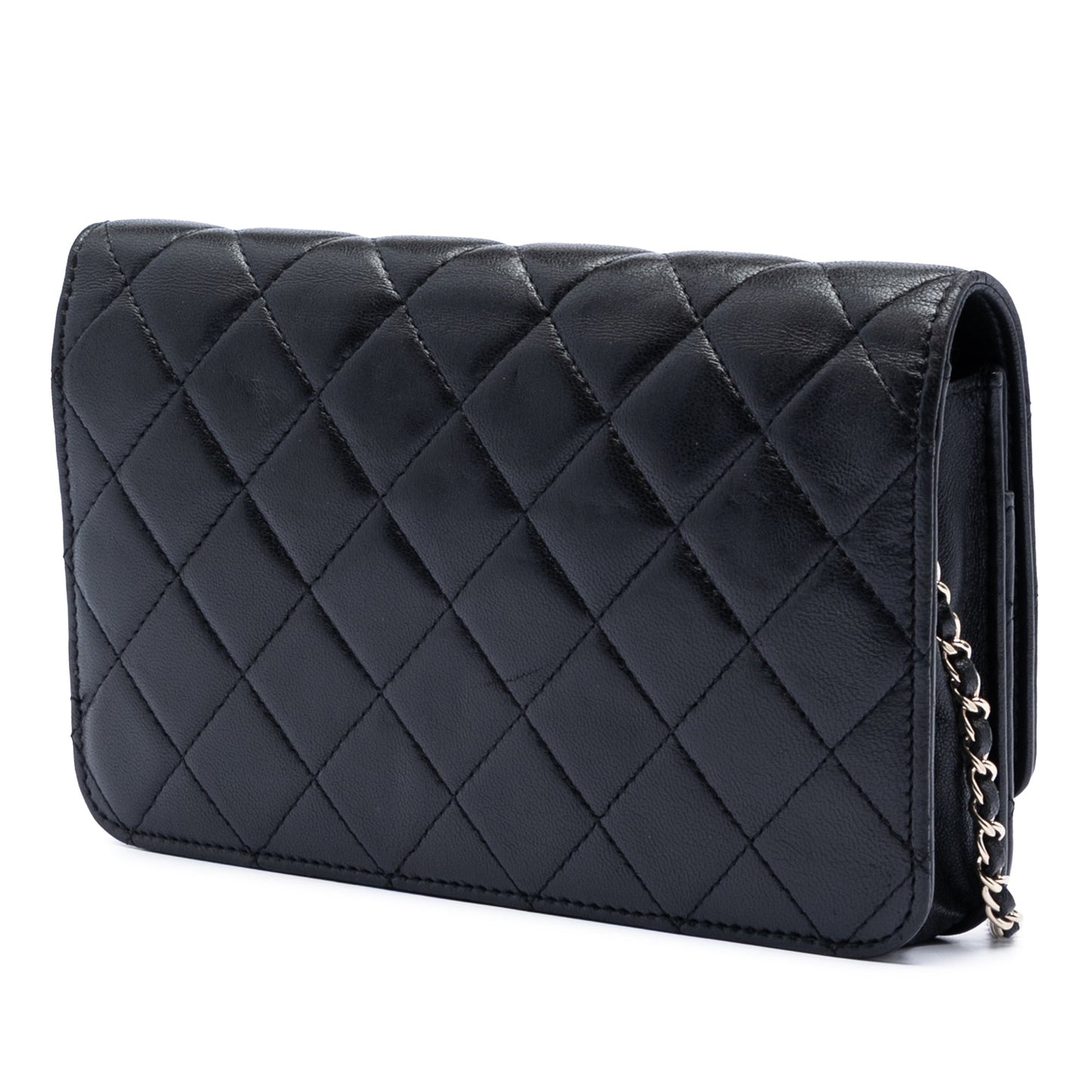 Chanel Quilted Lambskin Golden Class Wallet On Chain