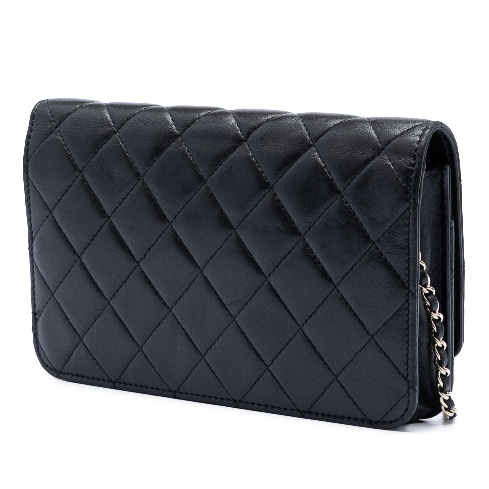 Chanel Quilted Lambskin Golden Class Wallet On Chain