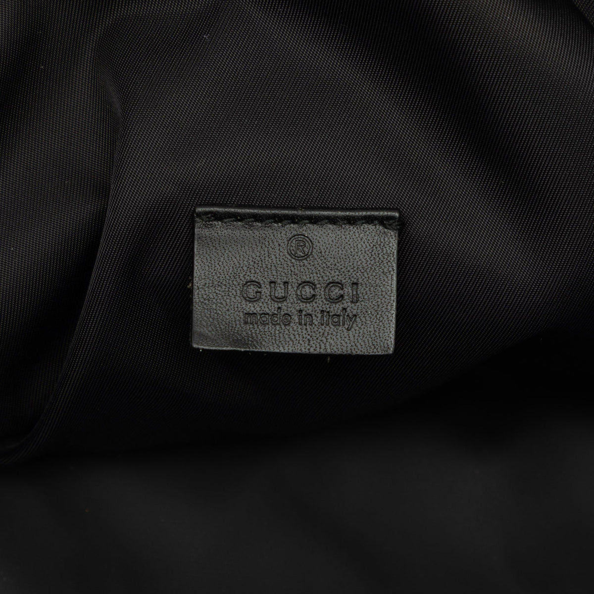 Gucci Nylon Web Travel Bag — Black