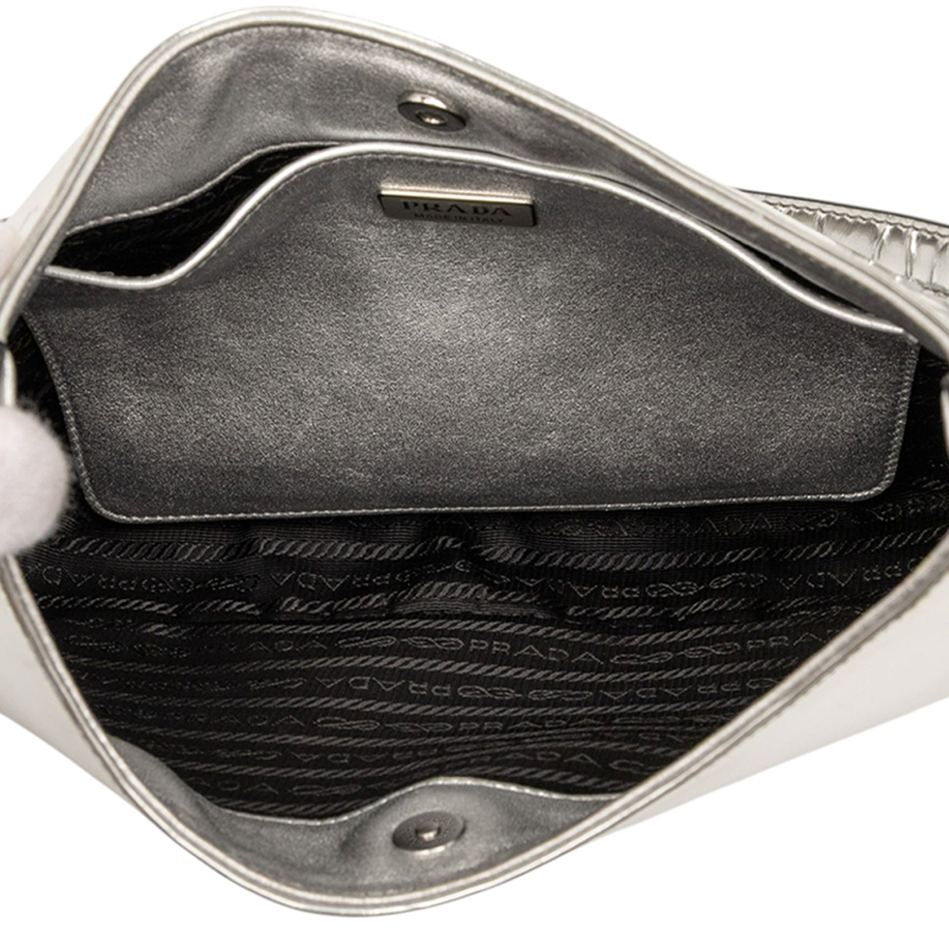 Prada Brushed Leather Cleo Shoulder Bag