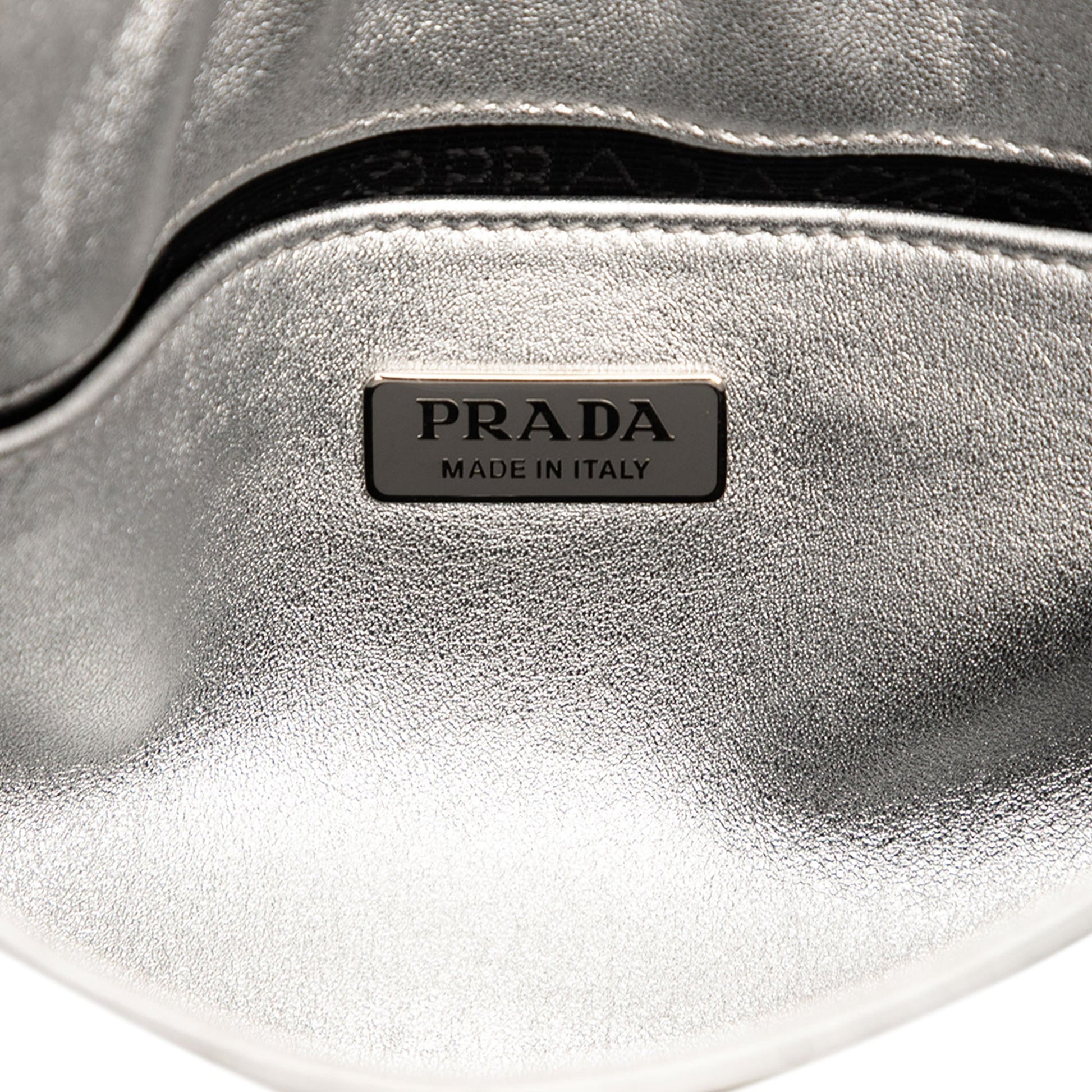 Prada Brushed Leather Cleo Shoulder Bag