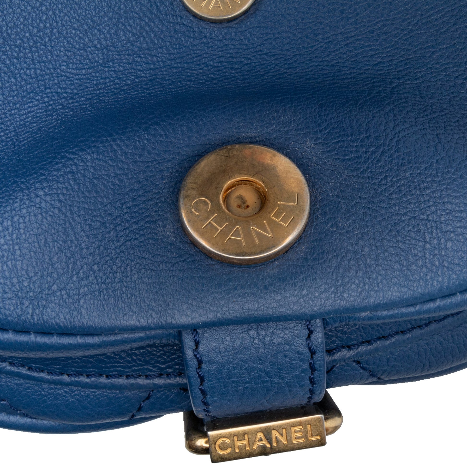 Chanel Quilted Grained Calfskin Casual Trip Messenger