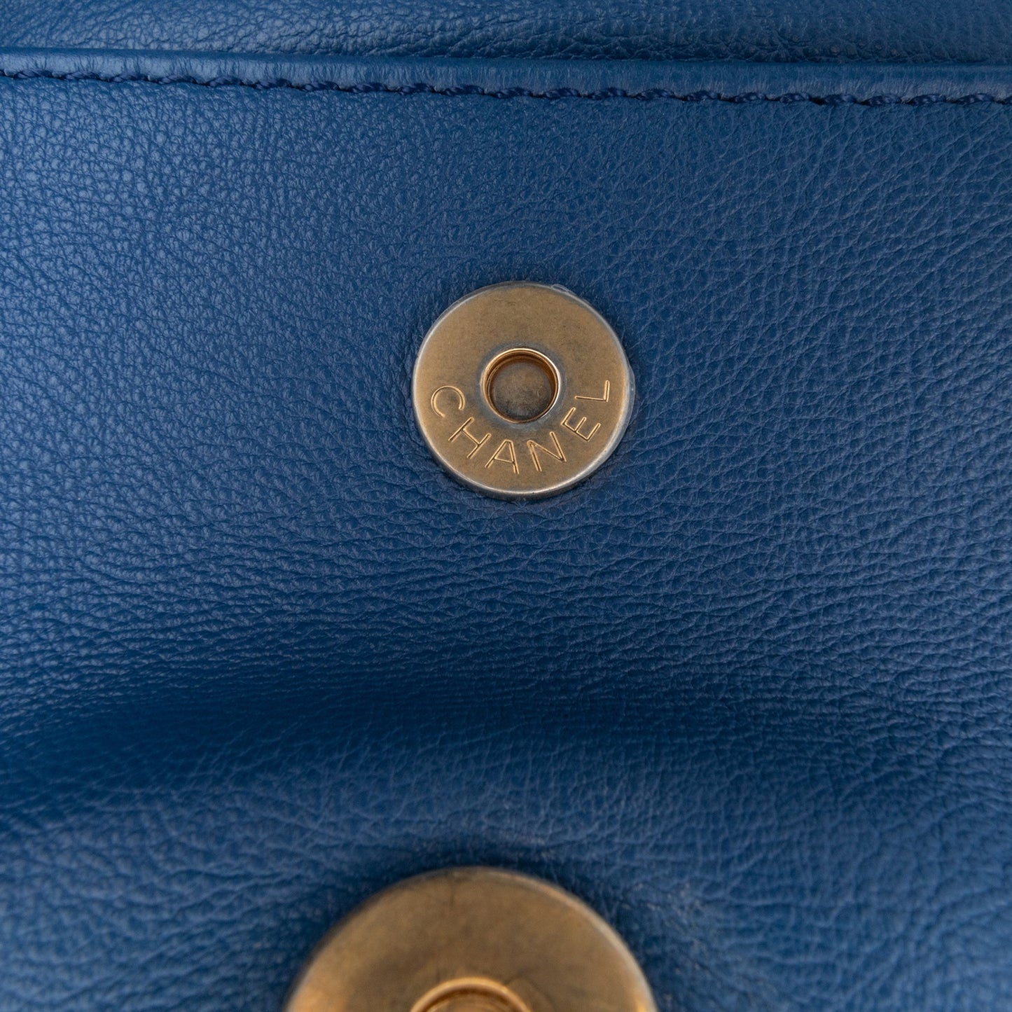 Chanel Quilted Grained Calfskin Casual Trip Messenger