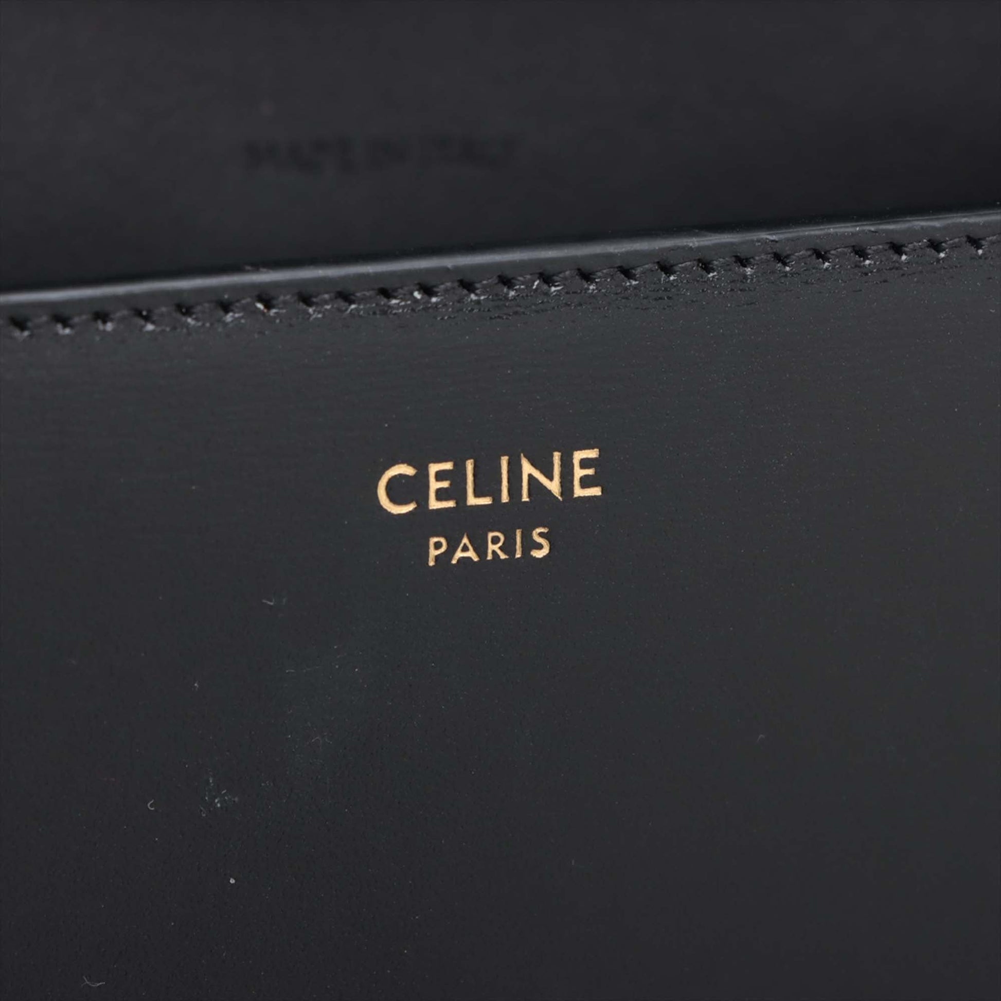 Celine Shiny Calfskin Triomphe Margo Wallet on Chain