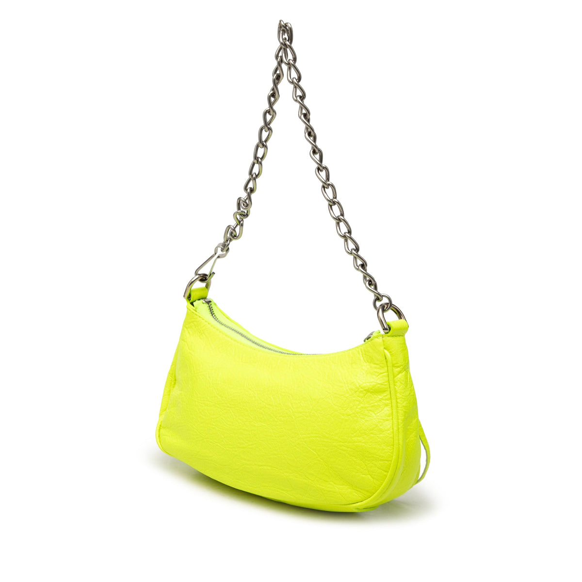 Balenciaga Mini Leather Motocross Le Cagole — Green