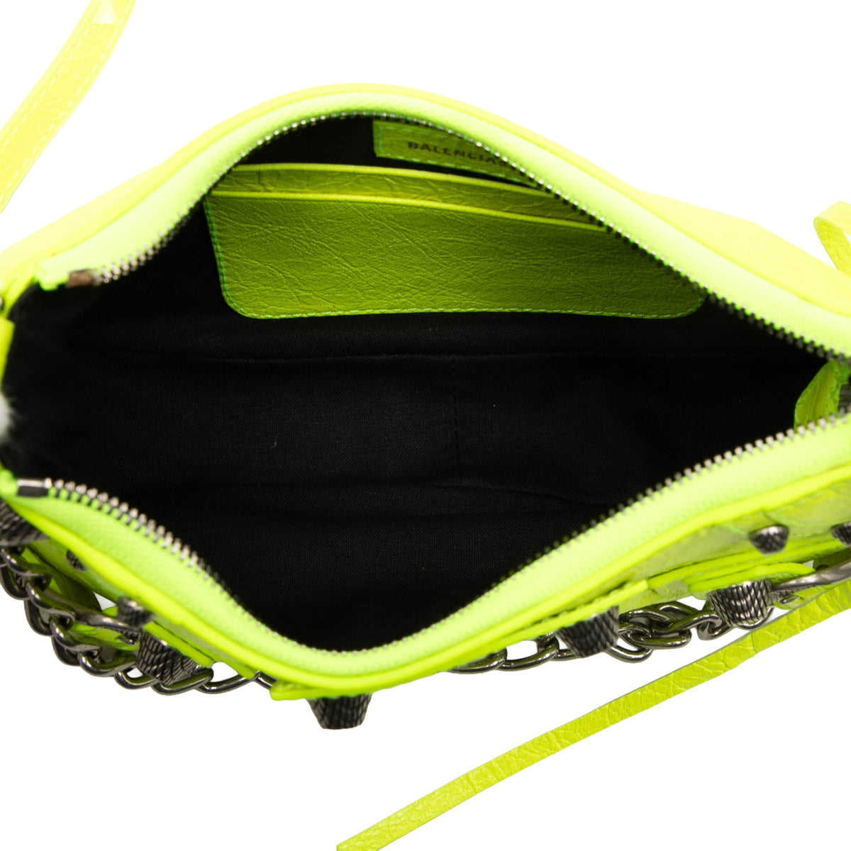 Balenciaga Mini Leather Motocross Le Cagole — Green
