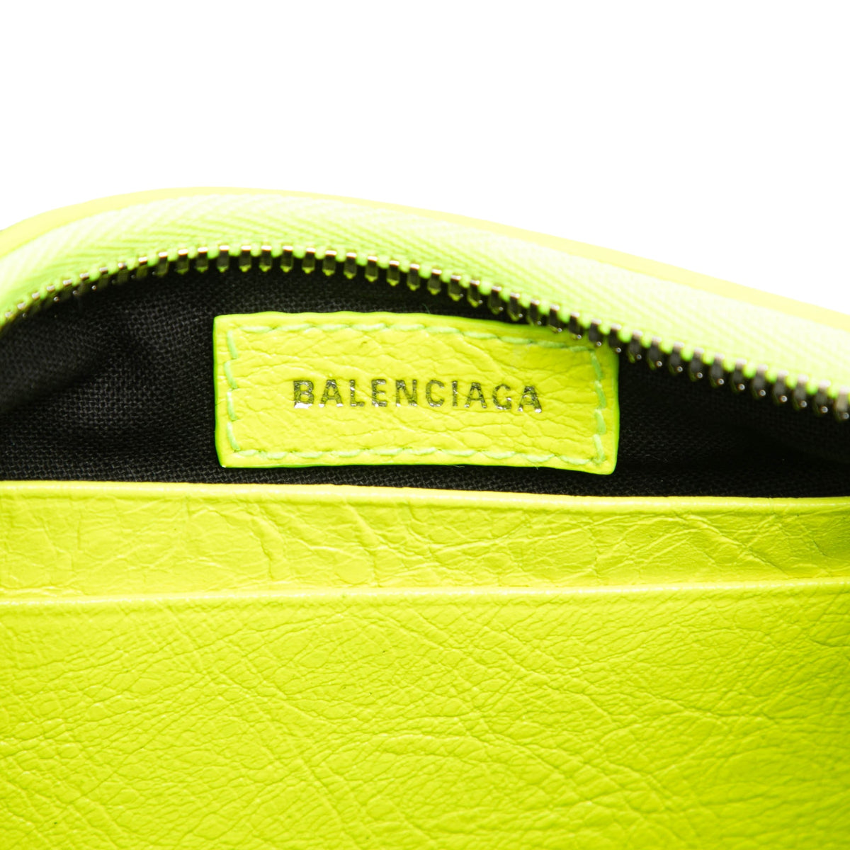 Balenciaga Mini Leather Motocross Le Cagole — Green