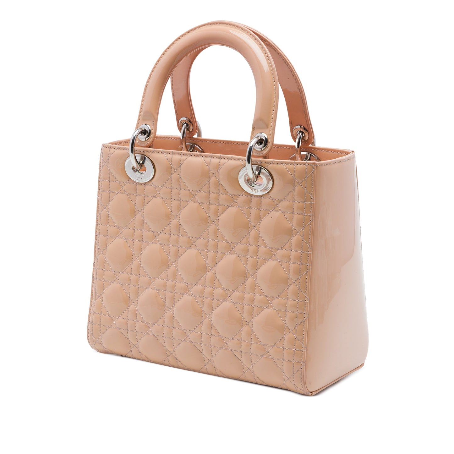 Dior Medium Patent Cannage Lady Dior