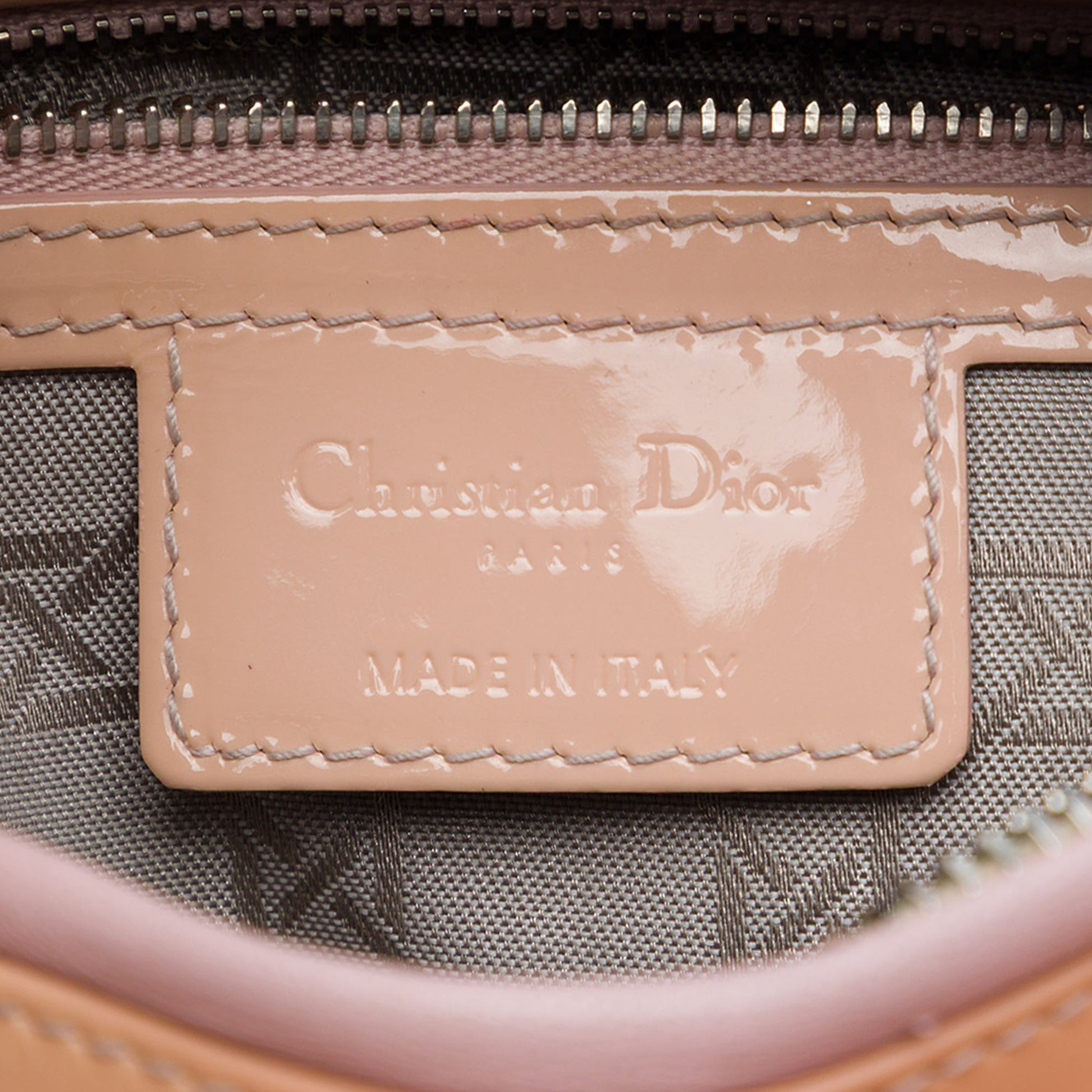 Dior Medium Patent Cannage Lady Dior