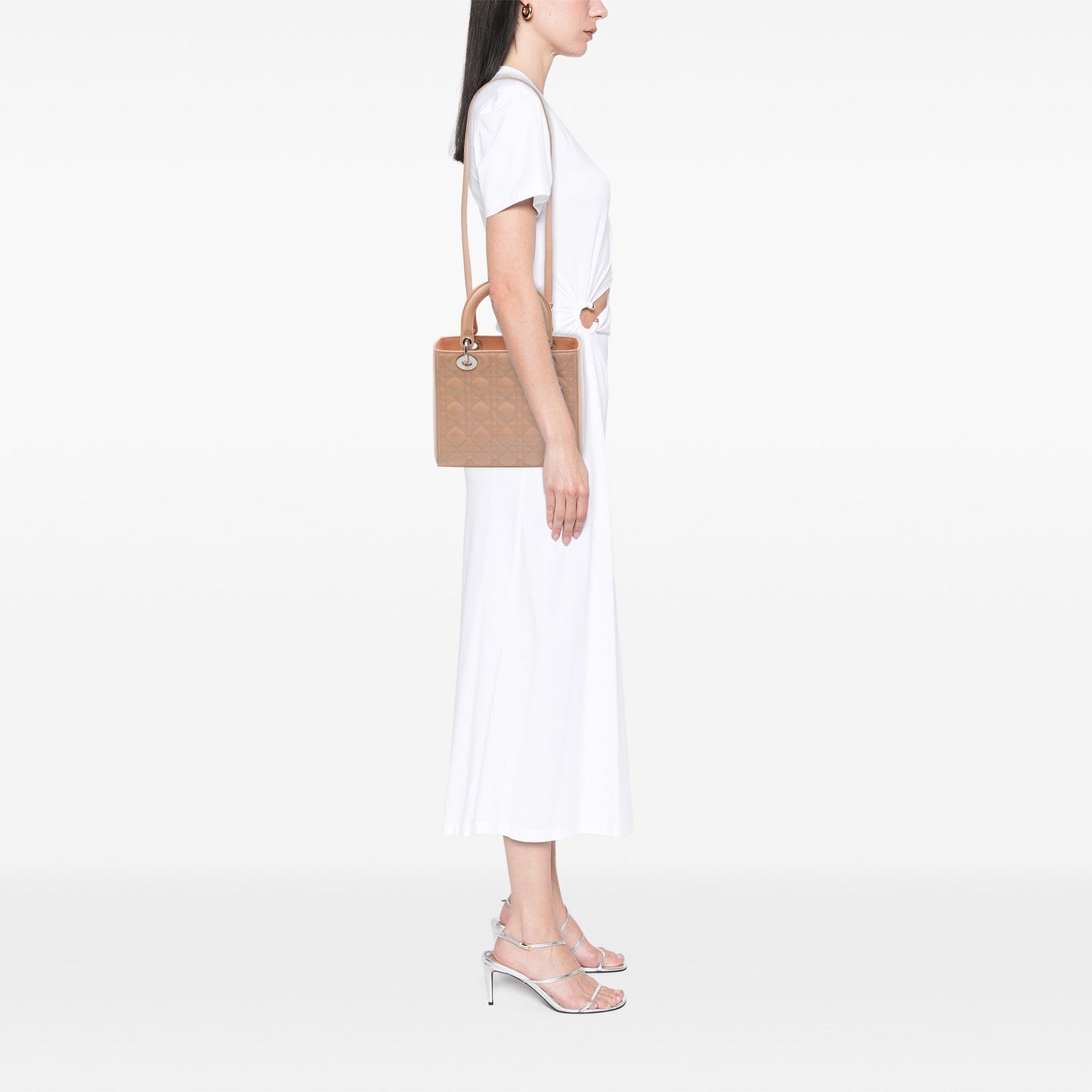 Dior Medium Patent Cannage Lady Dior
