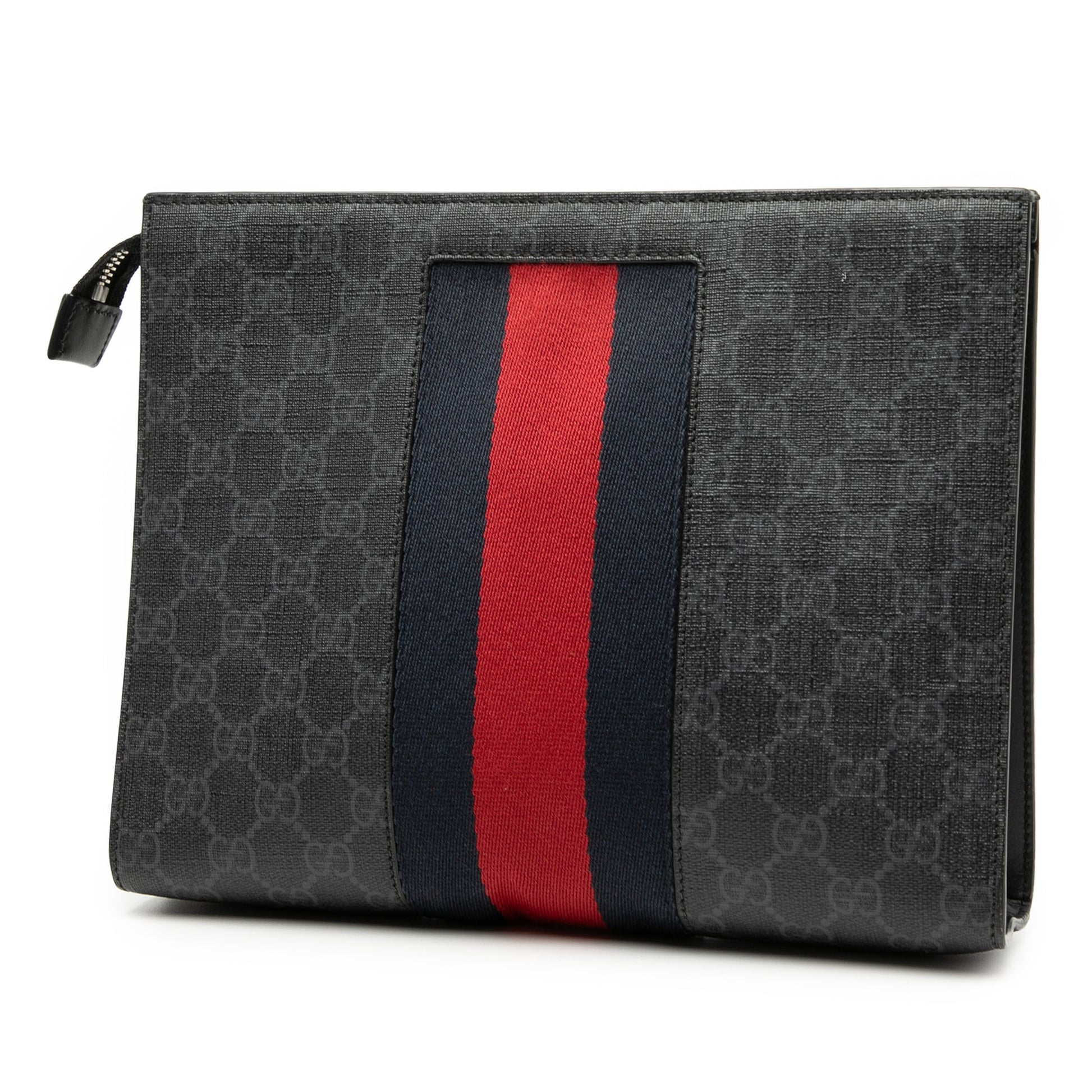 Gucci GG Supreme Web Clutch