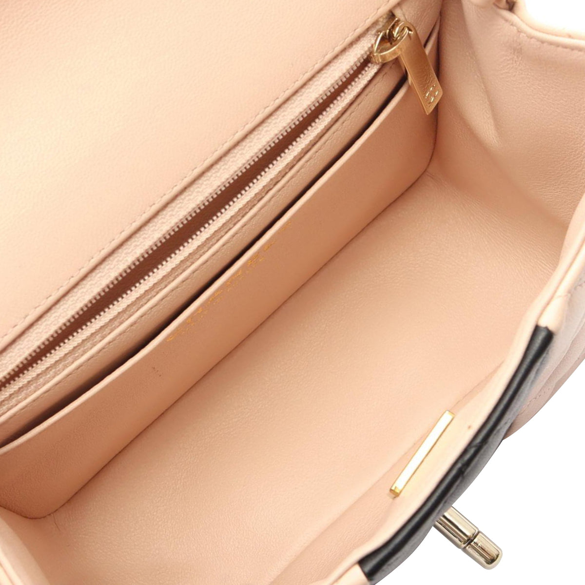 Chanel Mini Square Classic Bicolor Lambskin Single Flap