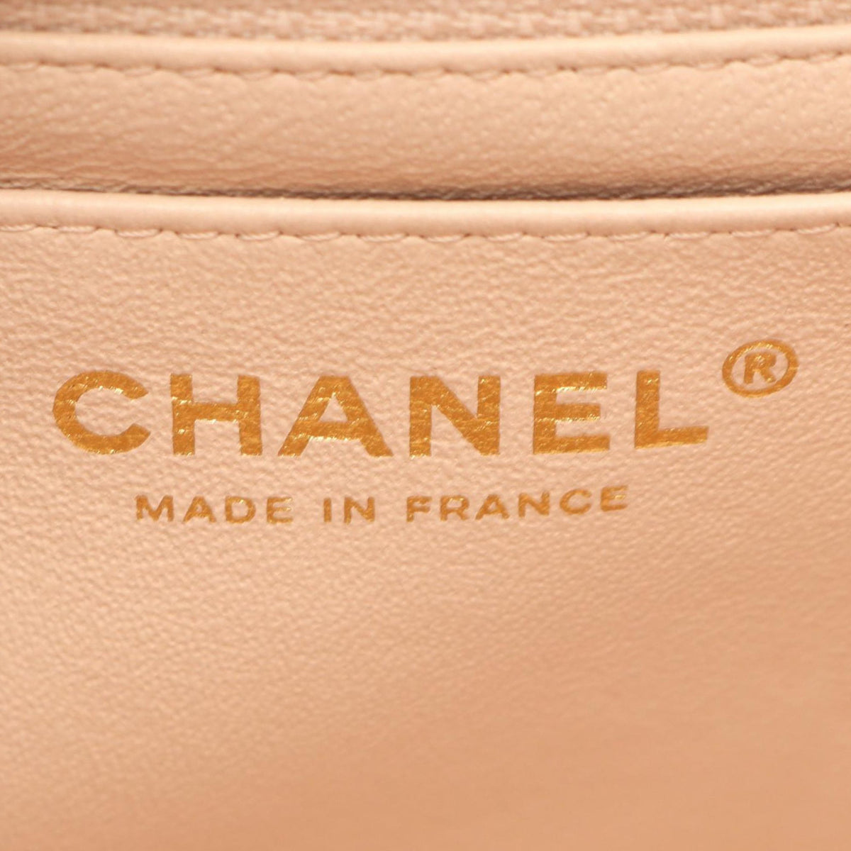 Chanel Mini Square Classic Bicolor Lambskin Single Flap
