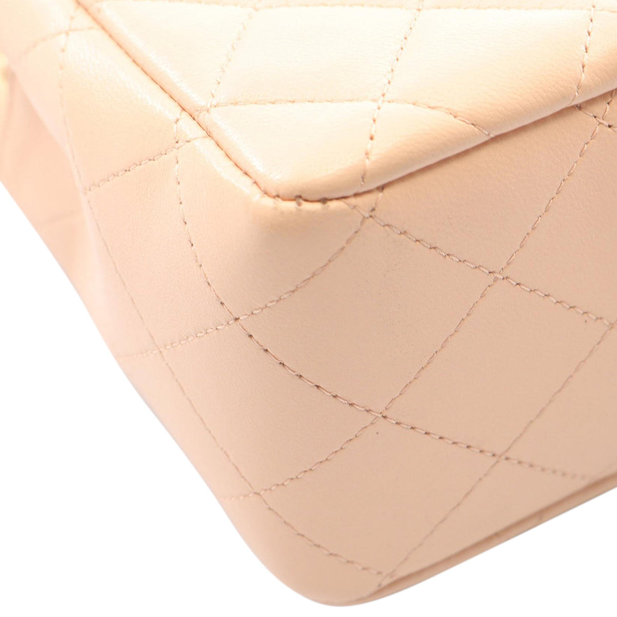 Chanel Mini Square Classic Bicolor Lambskin Single Flap