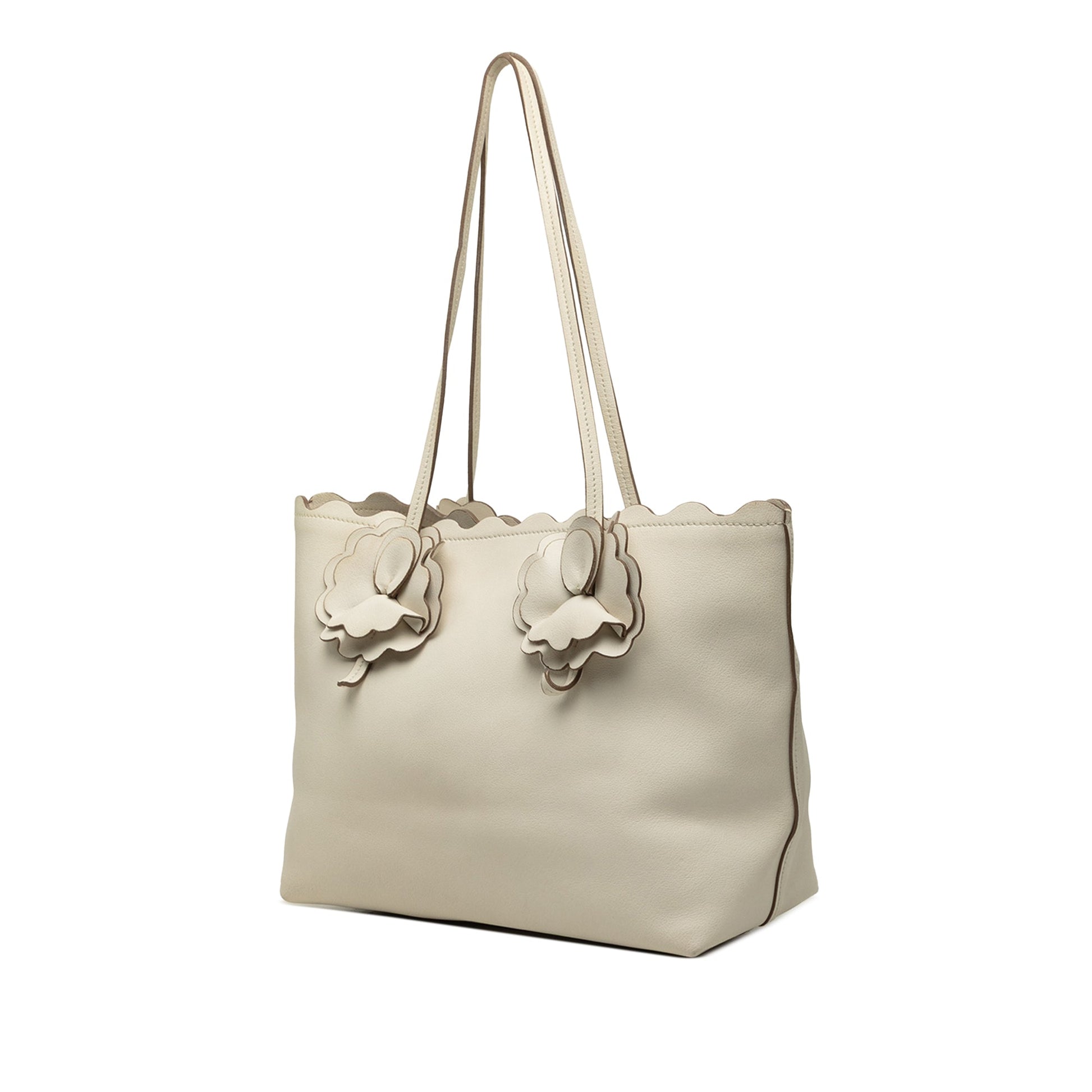 Miu Miu Leather Flower Tote