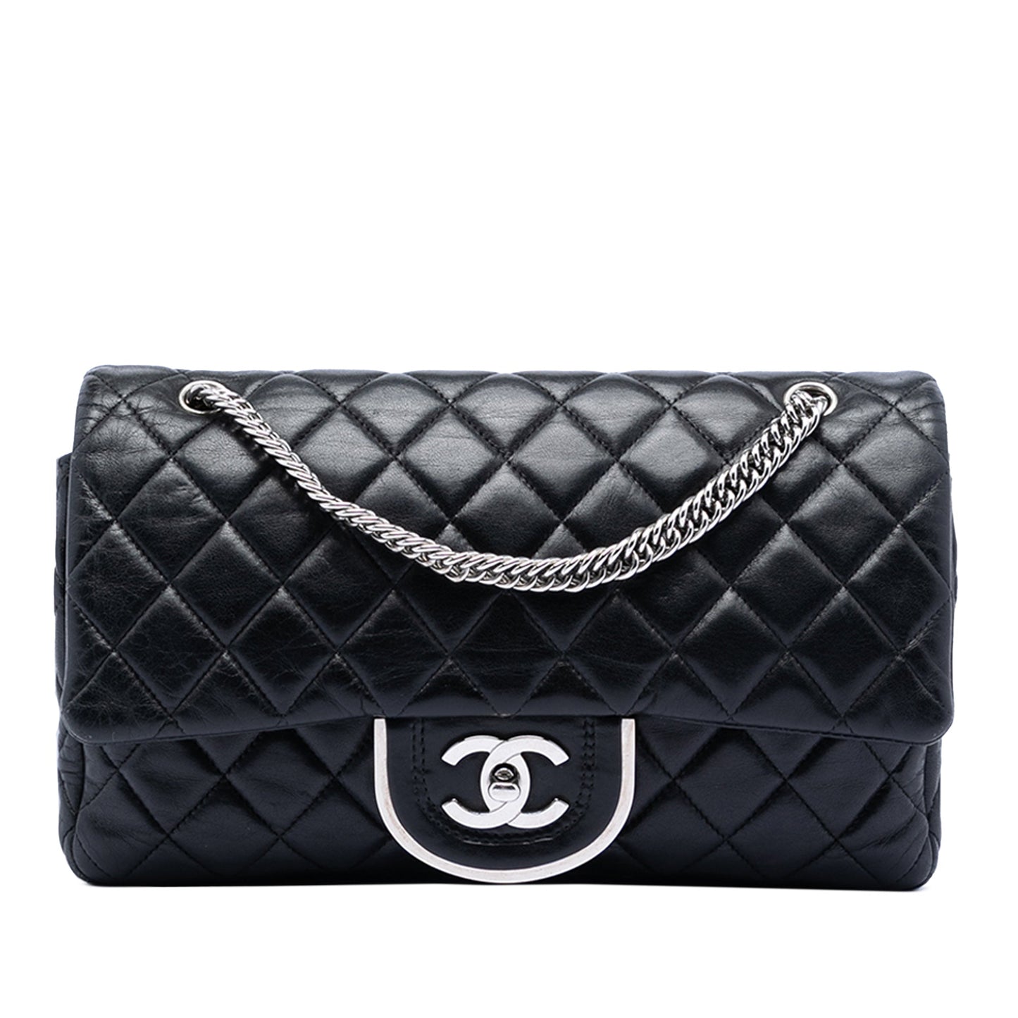 Chanel Paris Edinburgh Medium Lambskin Coco Sporran Flap