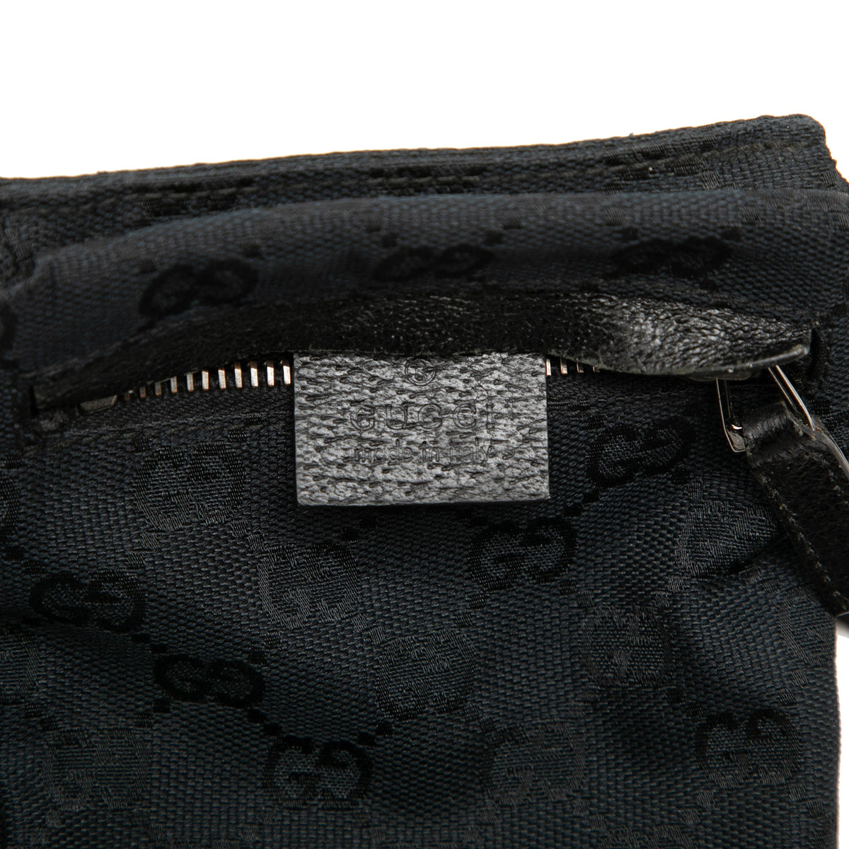 Gucci GG Canvas Double Pocket Belt Bag
