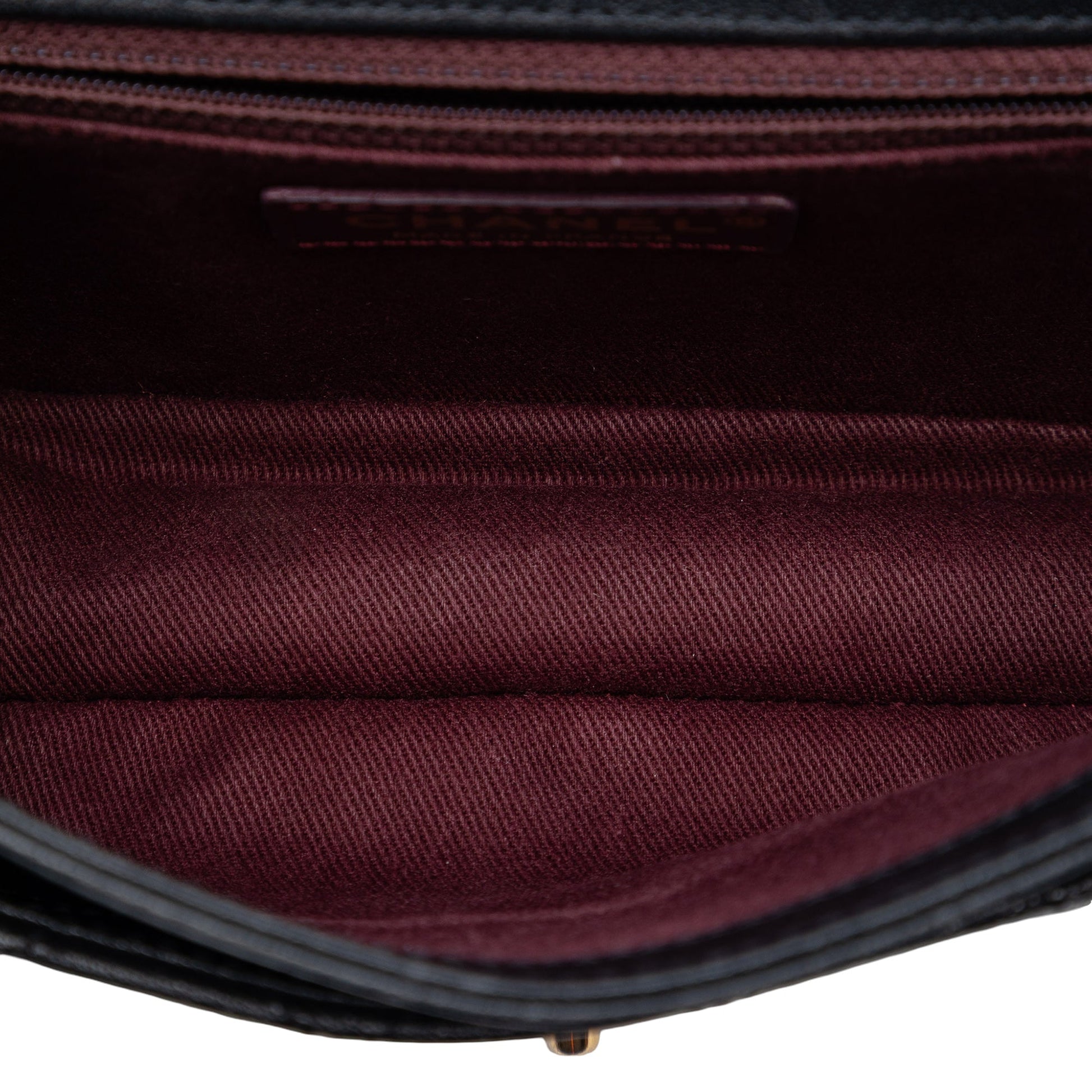 Large Quilted Sheepskin Front Chain Flap