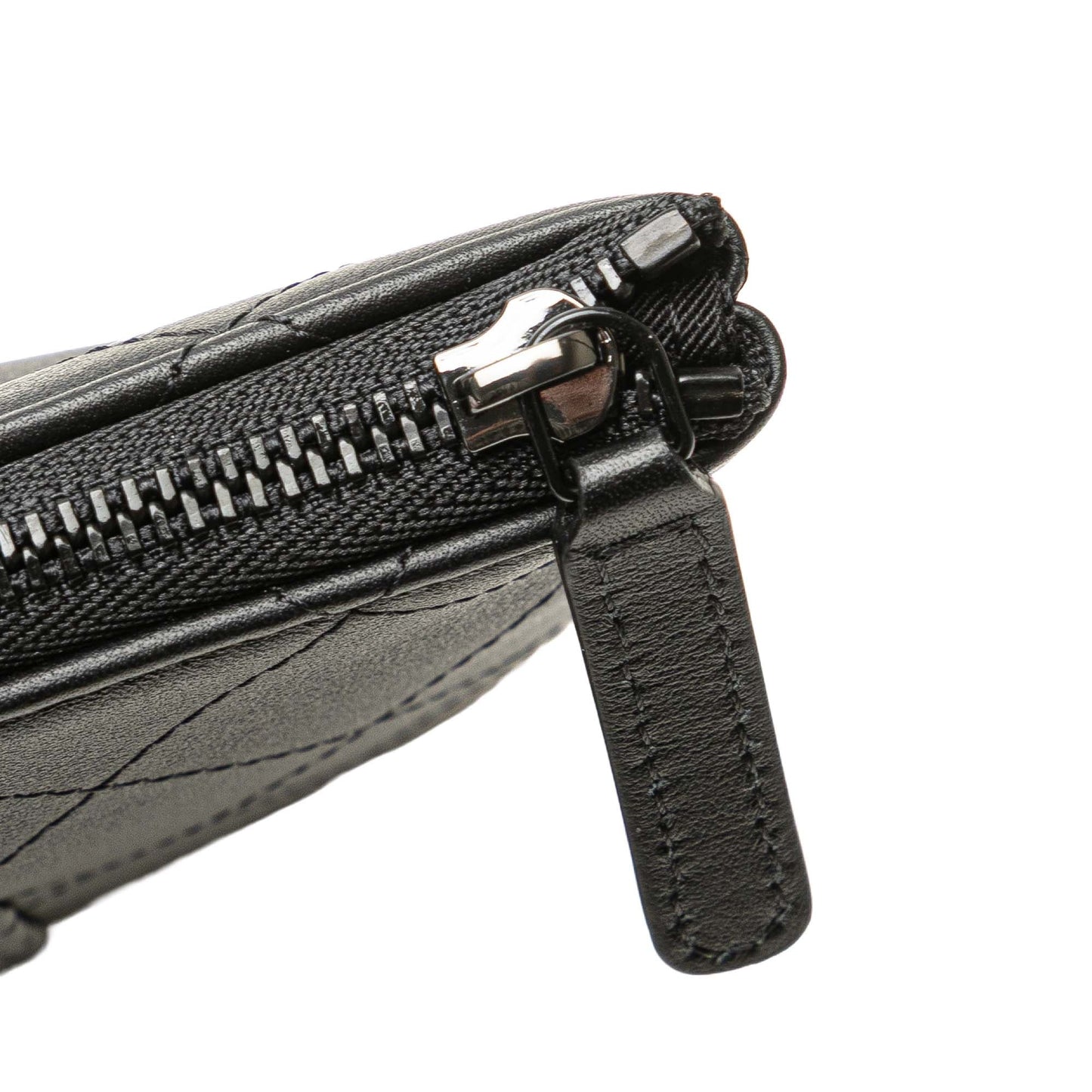 Chanel Medium Stitched Calfskin CC Cosmetic Case