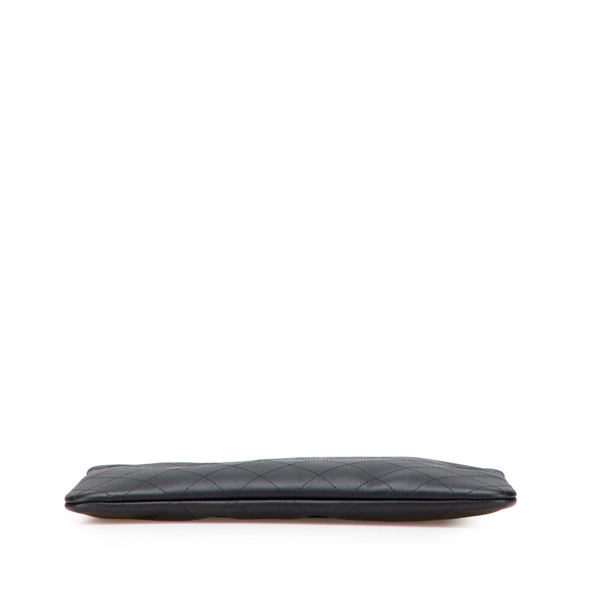 Chanel Medium Stitched Calfskin CC Cosmetic Case