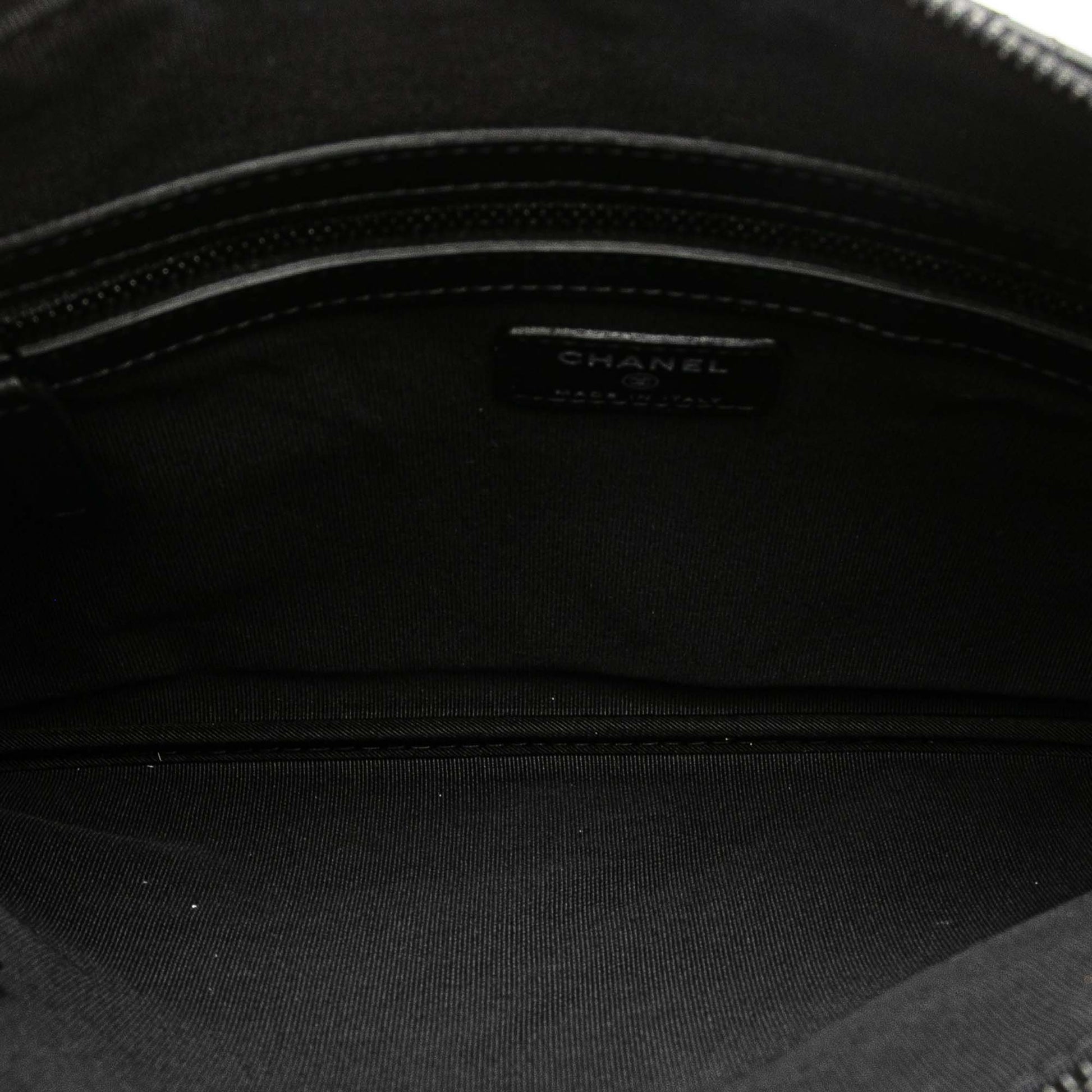 Chanel Medium Stitched Calfskin CC Cosmetic Case