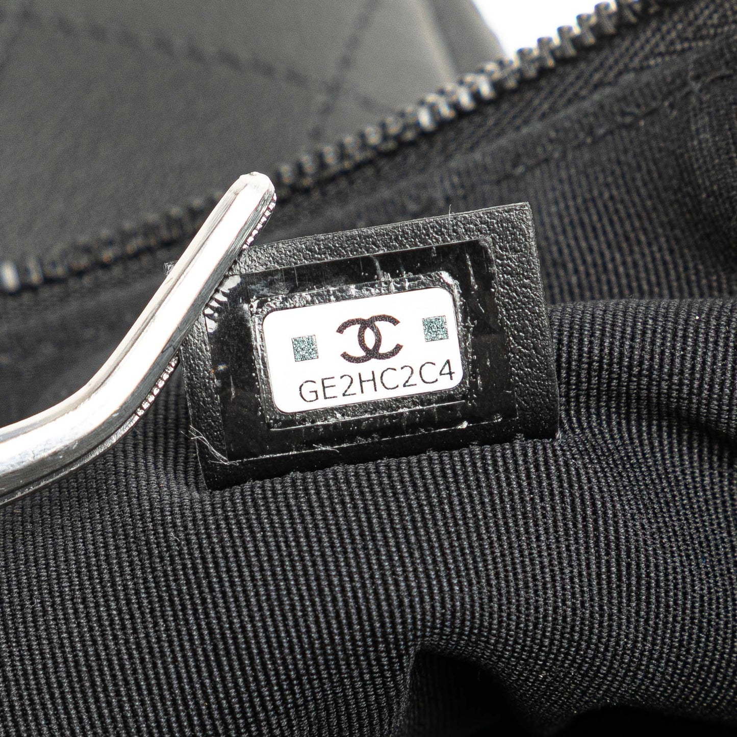 Chanel Medium Stitched Calfskin CC Cosmetic Case