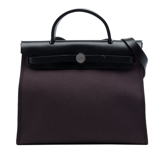 Hermès Toile Herbag Zip 31
