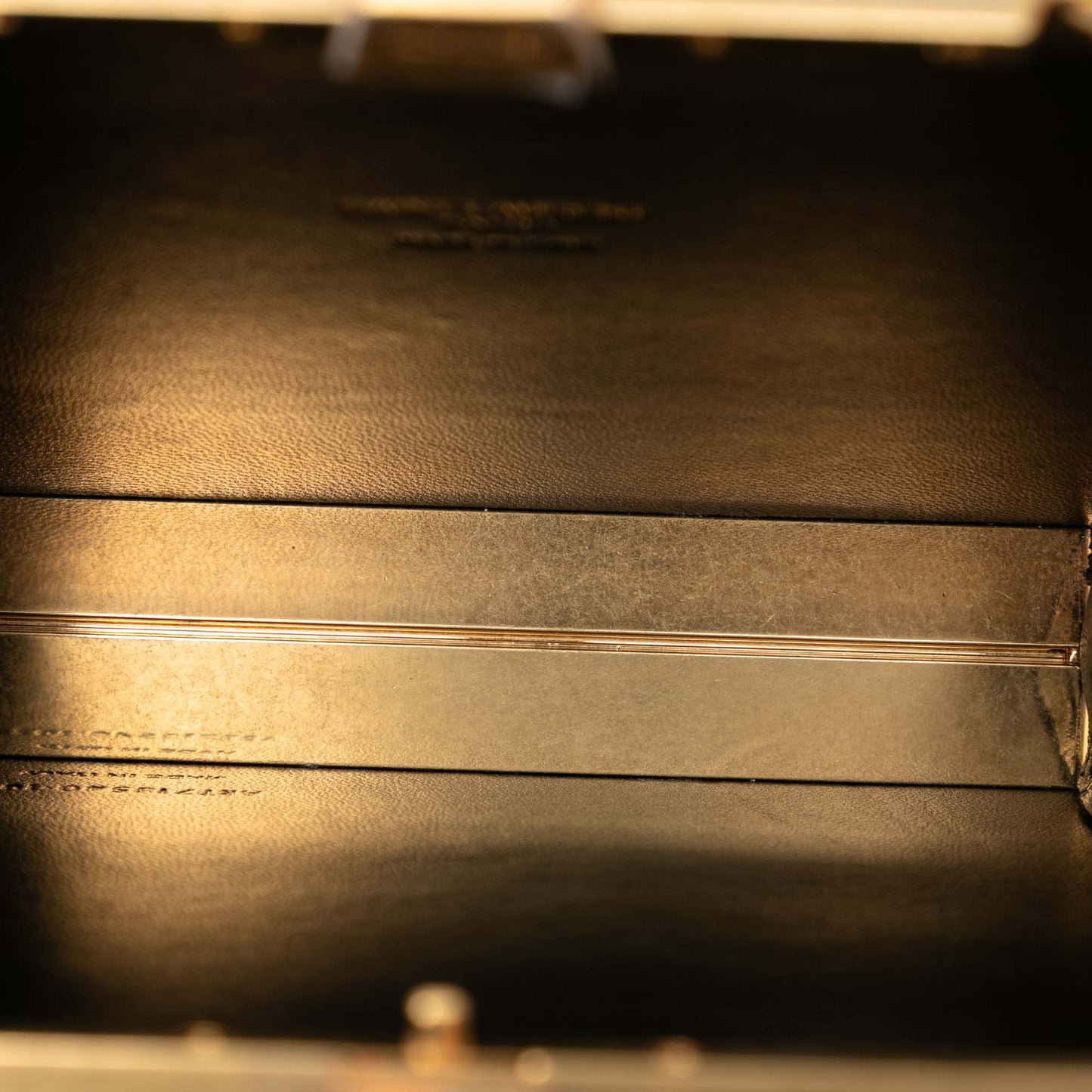 Acrylic Tuxedo Box Clutch on Chain