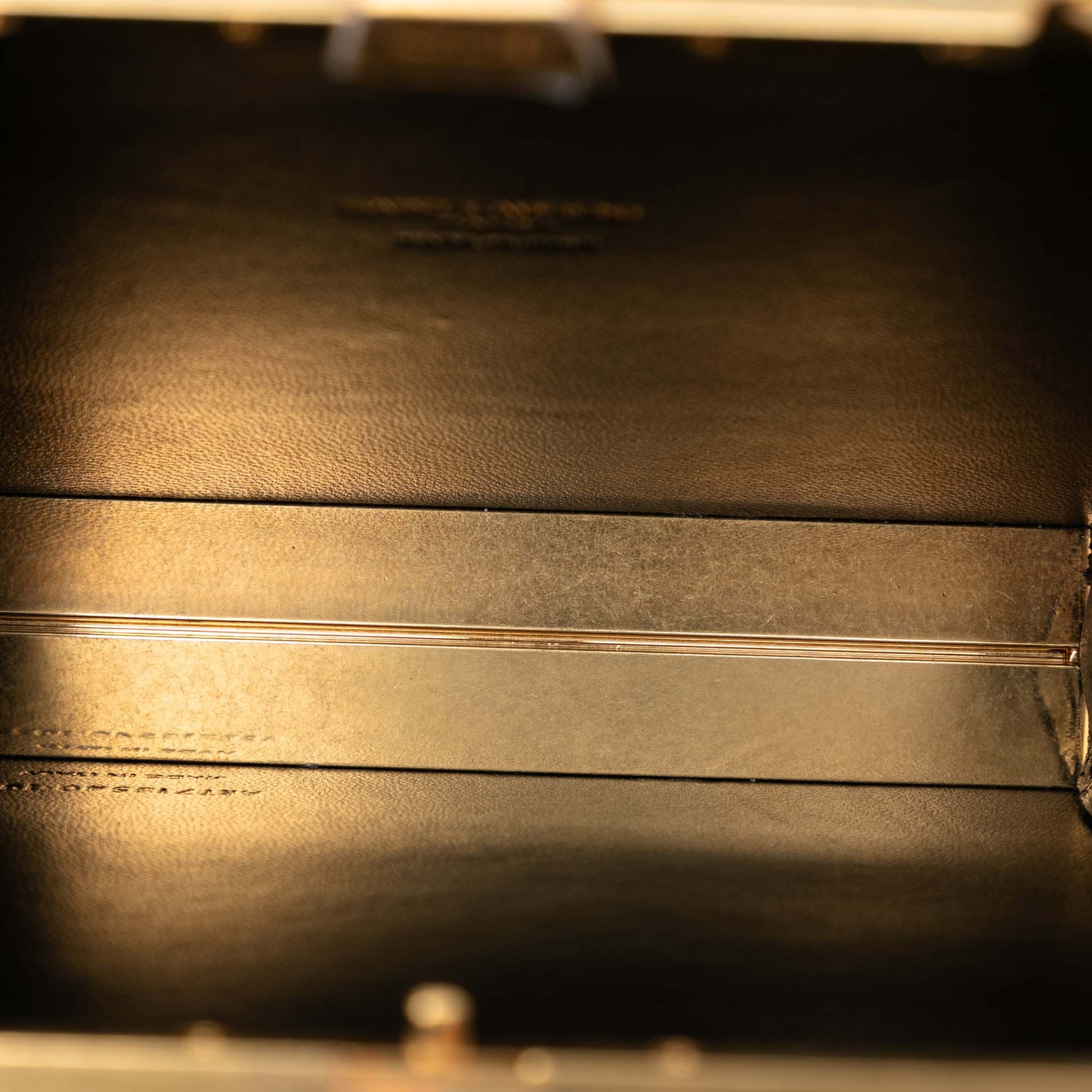 Acrylic Tuxedo Box Clutch on Chain
