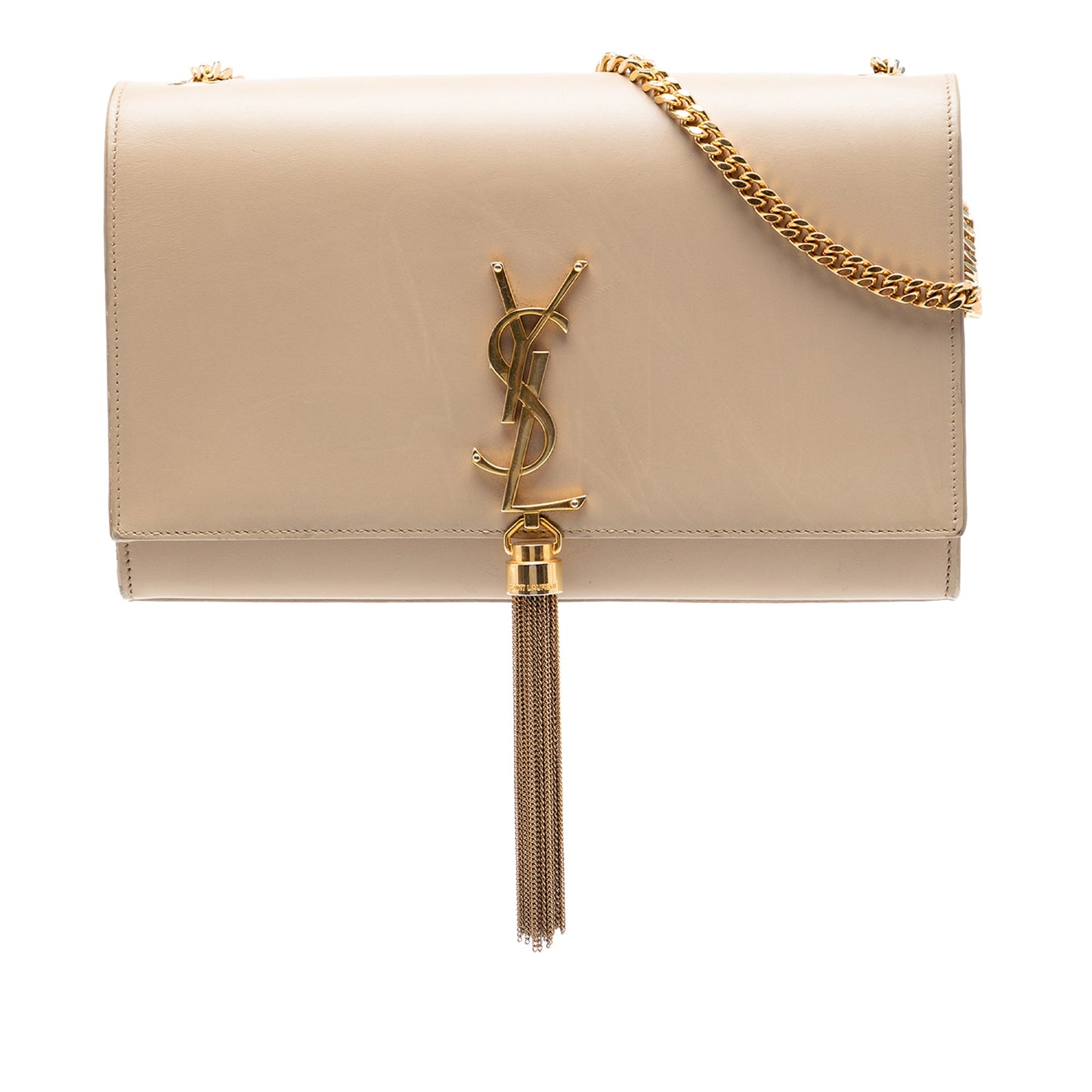 Saint Laurent Medium Smooth Calfskin Classic Monogram Kate Tassel Crossbody