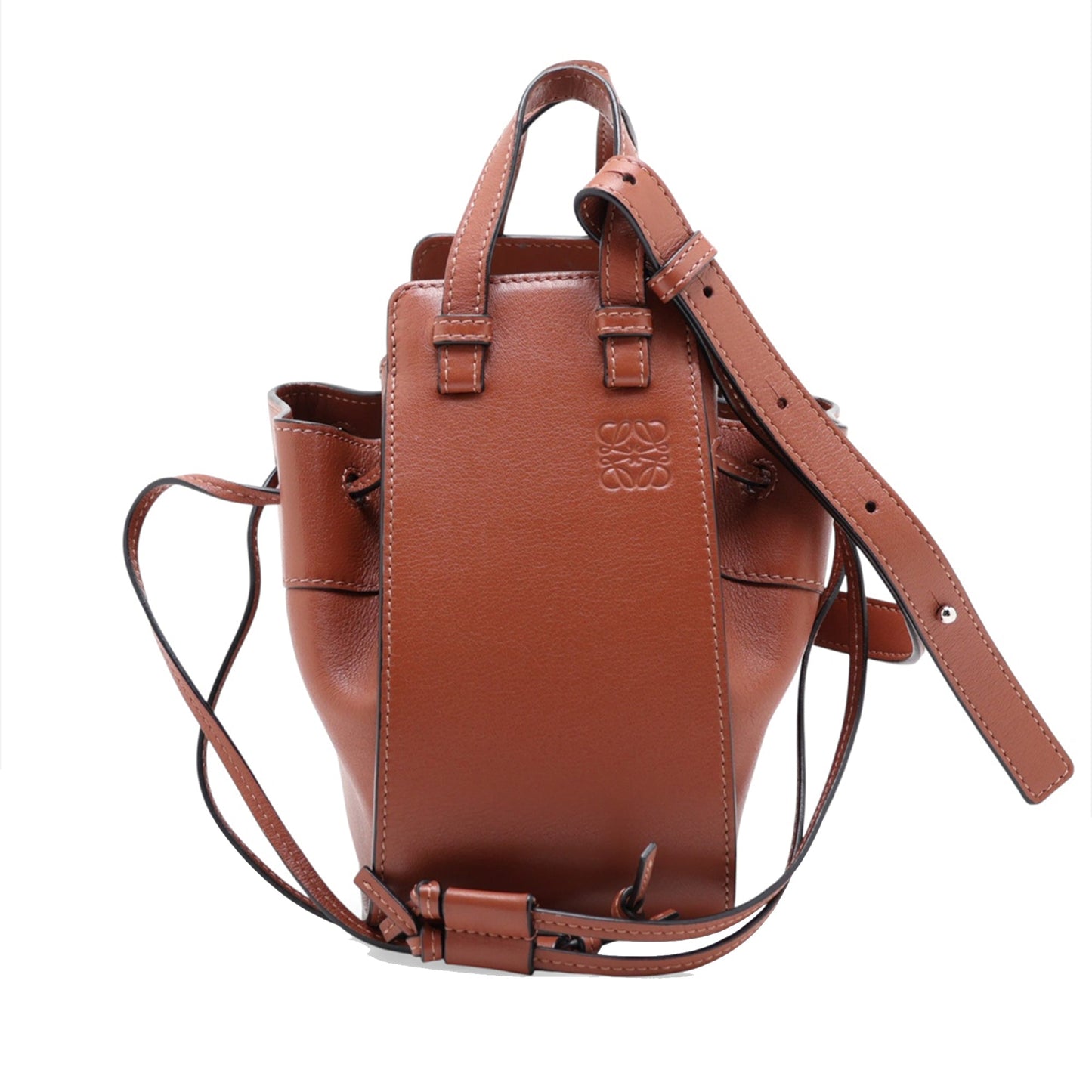 LOEWE Mini Leather Drawstring Hammock Bag