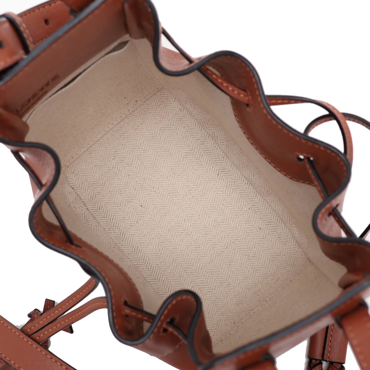 LOEWE Mini Leather Drawstring Hammock Bag