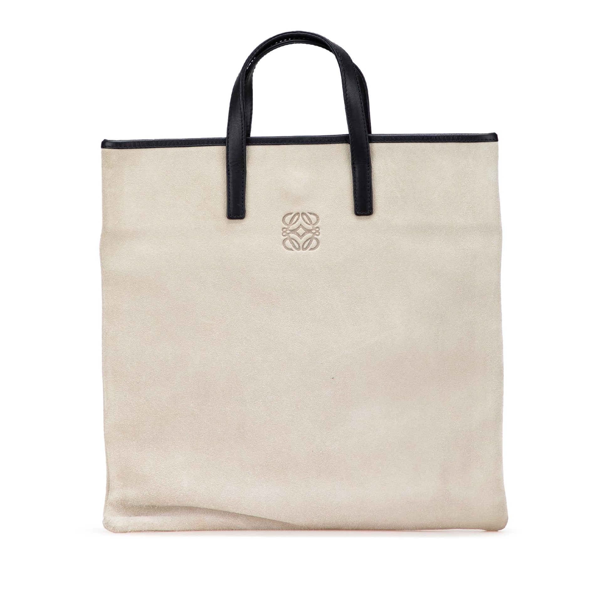 LOEWE Anagram Suede Tote