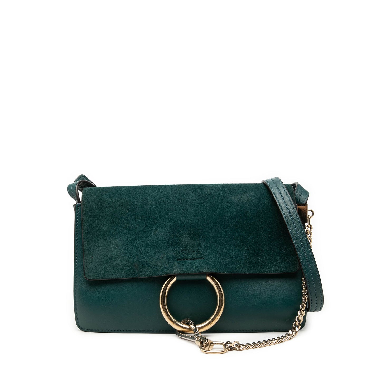 Chloé Small Suede and Calfskin Faye Crossbody