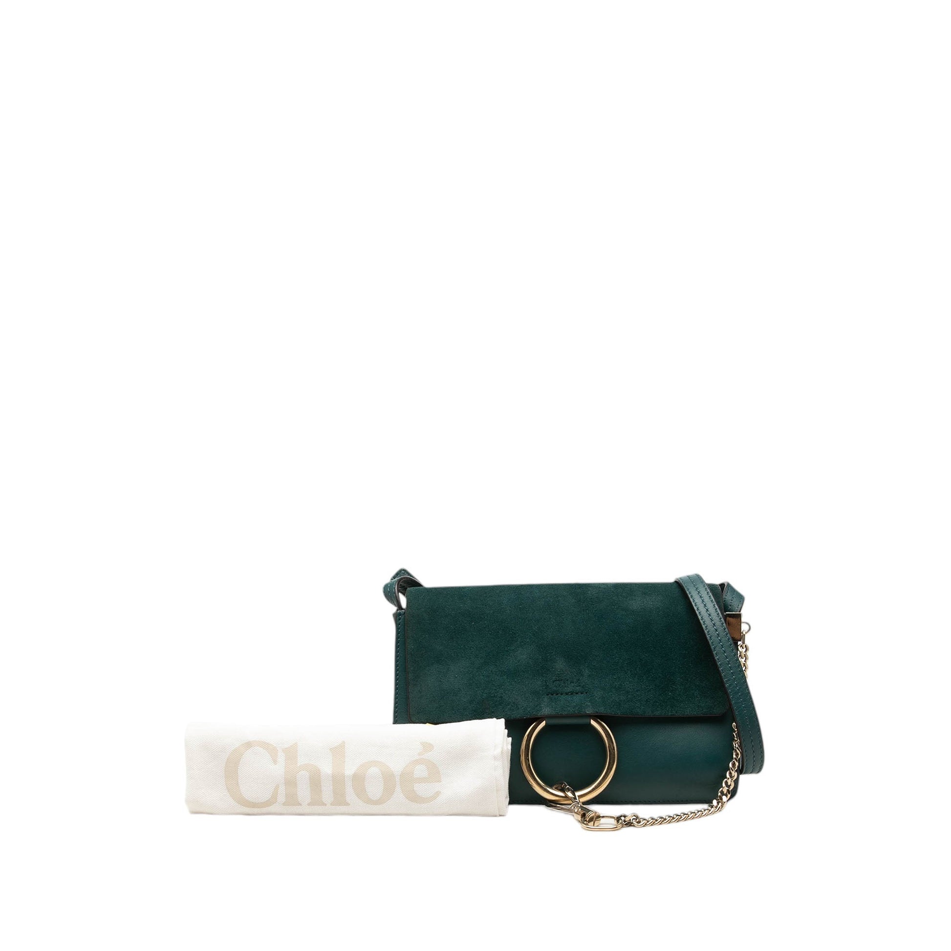 Chloé Small Suede and Calfskin Faye Crossbody