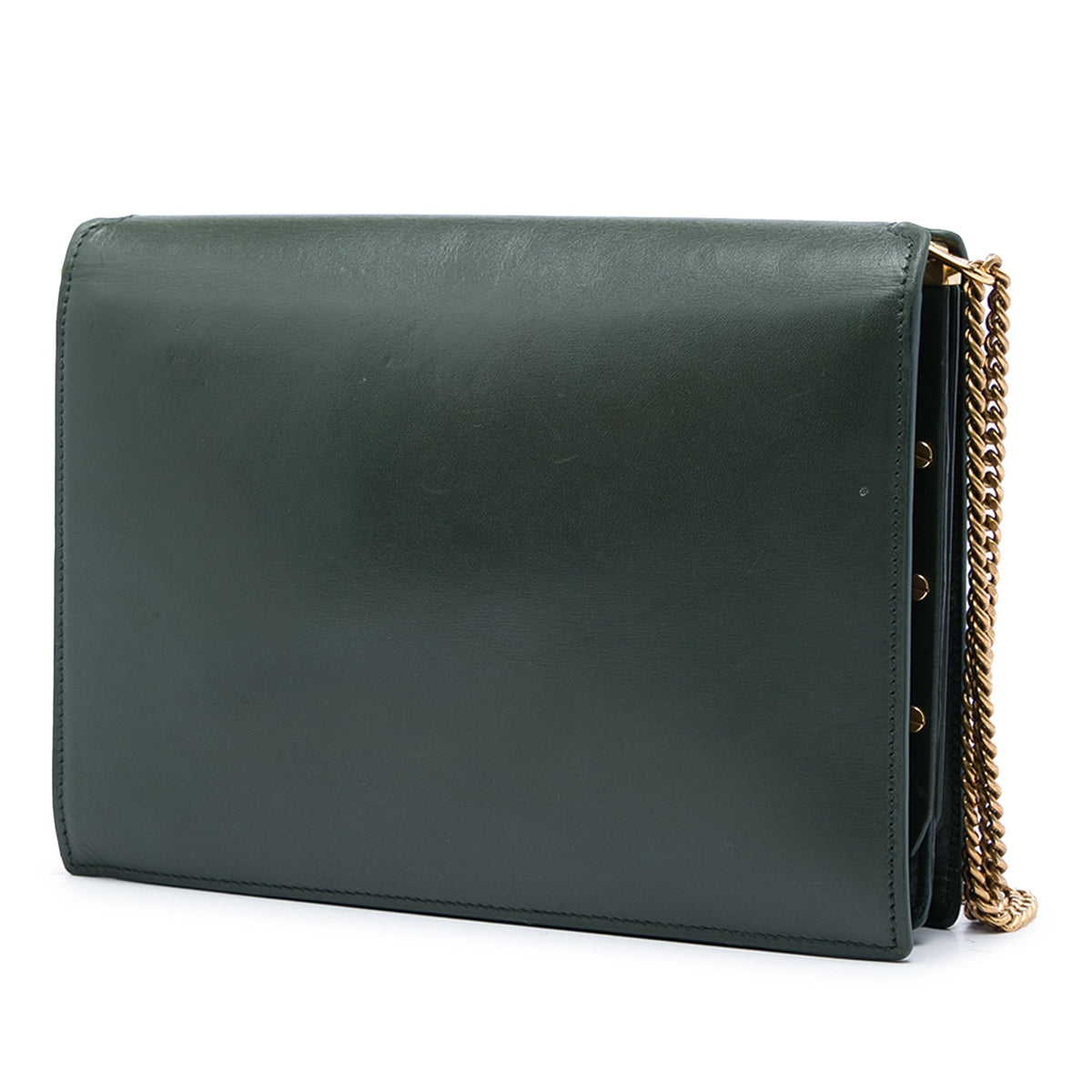 Saint Laurent Smooth Calfskin Monogram Cassandra Clasp Bag