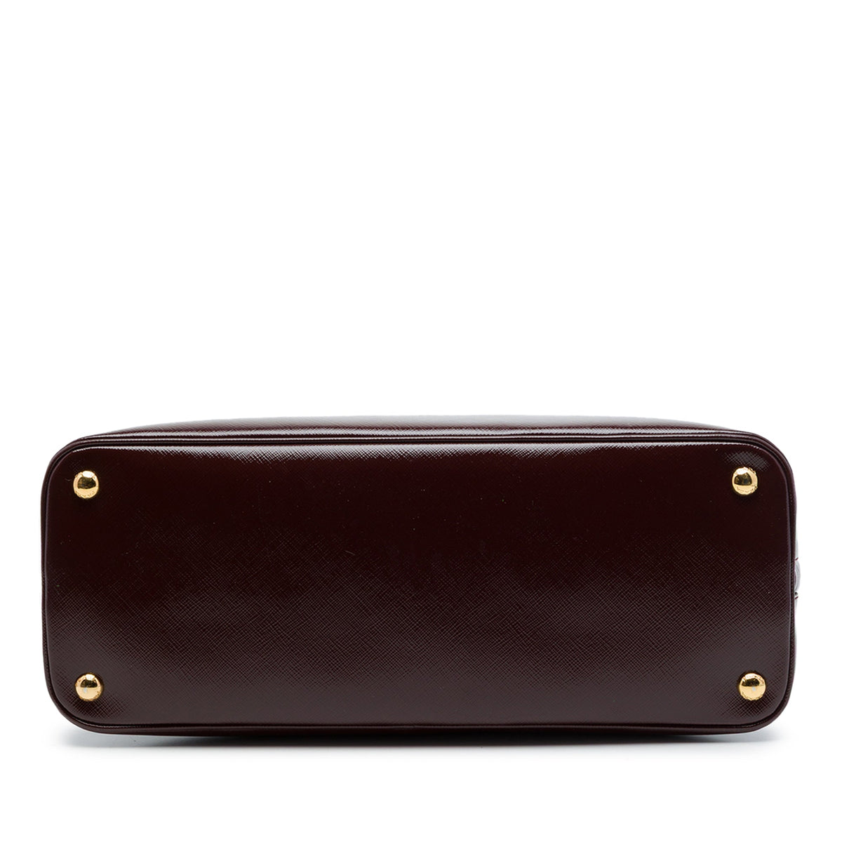 Prada Large Saffiano Vernice Promenade Satchel — Red
