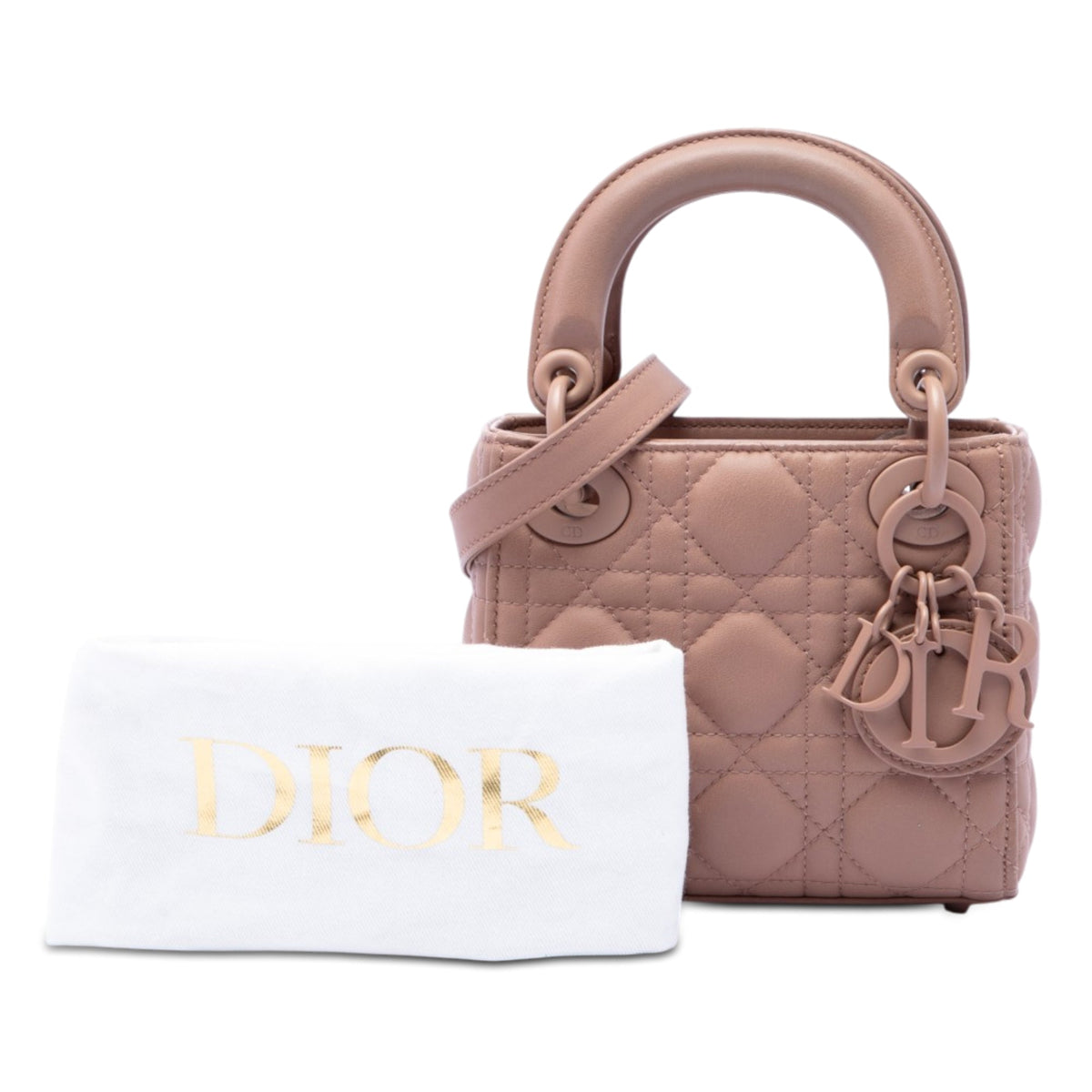 Dior Micro Ultra Matte Calfskin Cannage Lady Dior