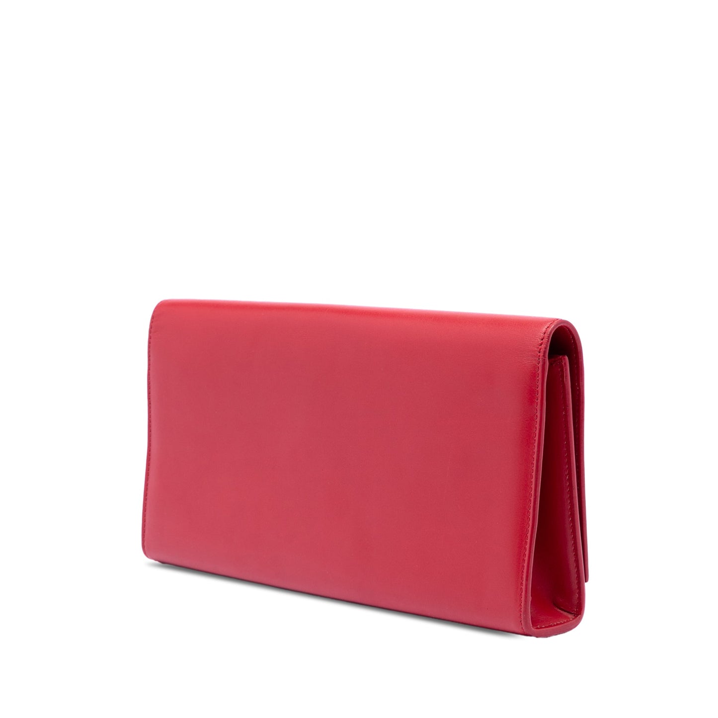 Saint Laurent Smooth Calfskin Monogram Cassandre Clutch