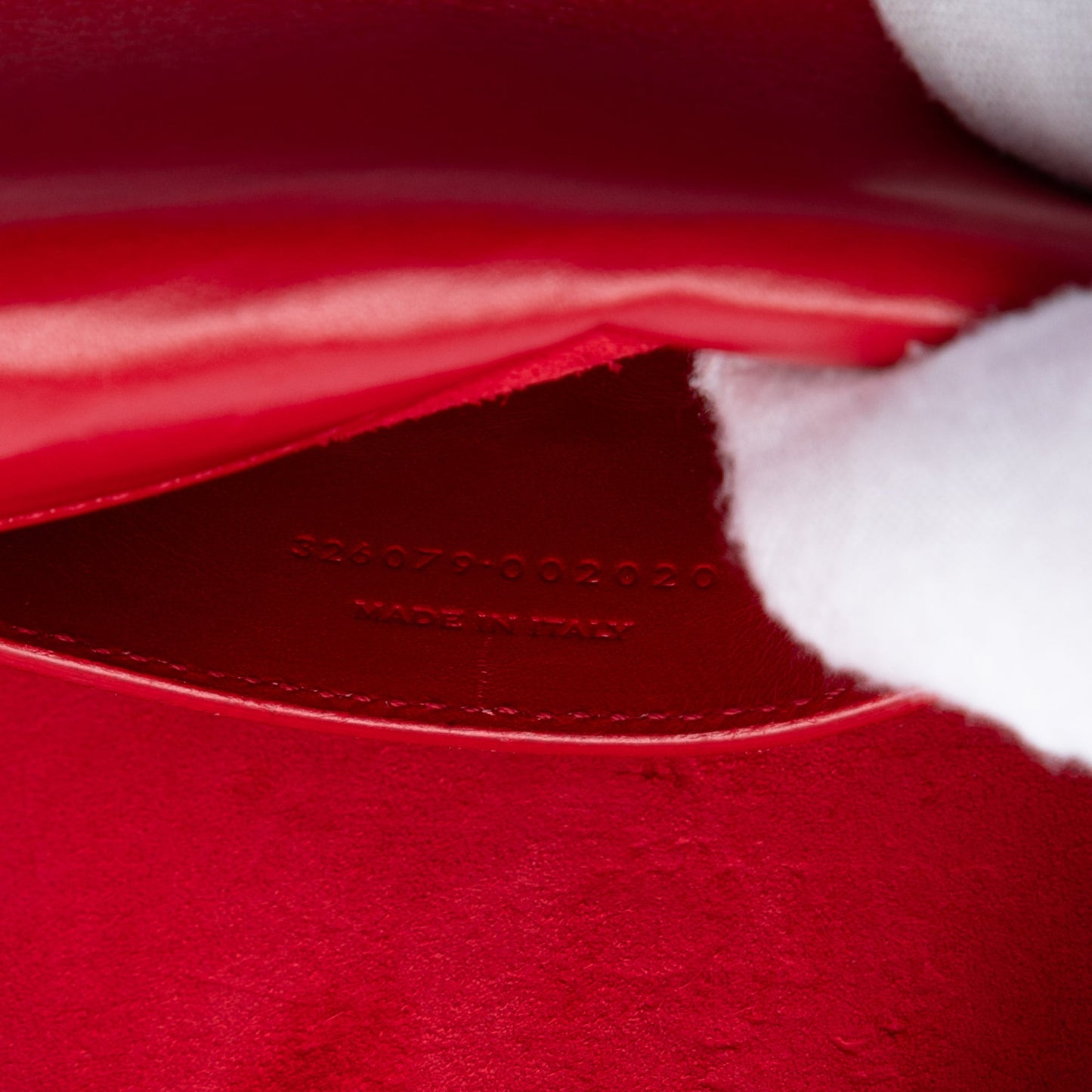 Saint Laurent Smooth Calfskin Monogram Cassandre Clutch