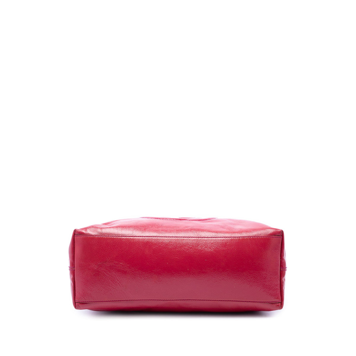 Gucci Medium Patent Soho Chain Tote — Pink