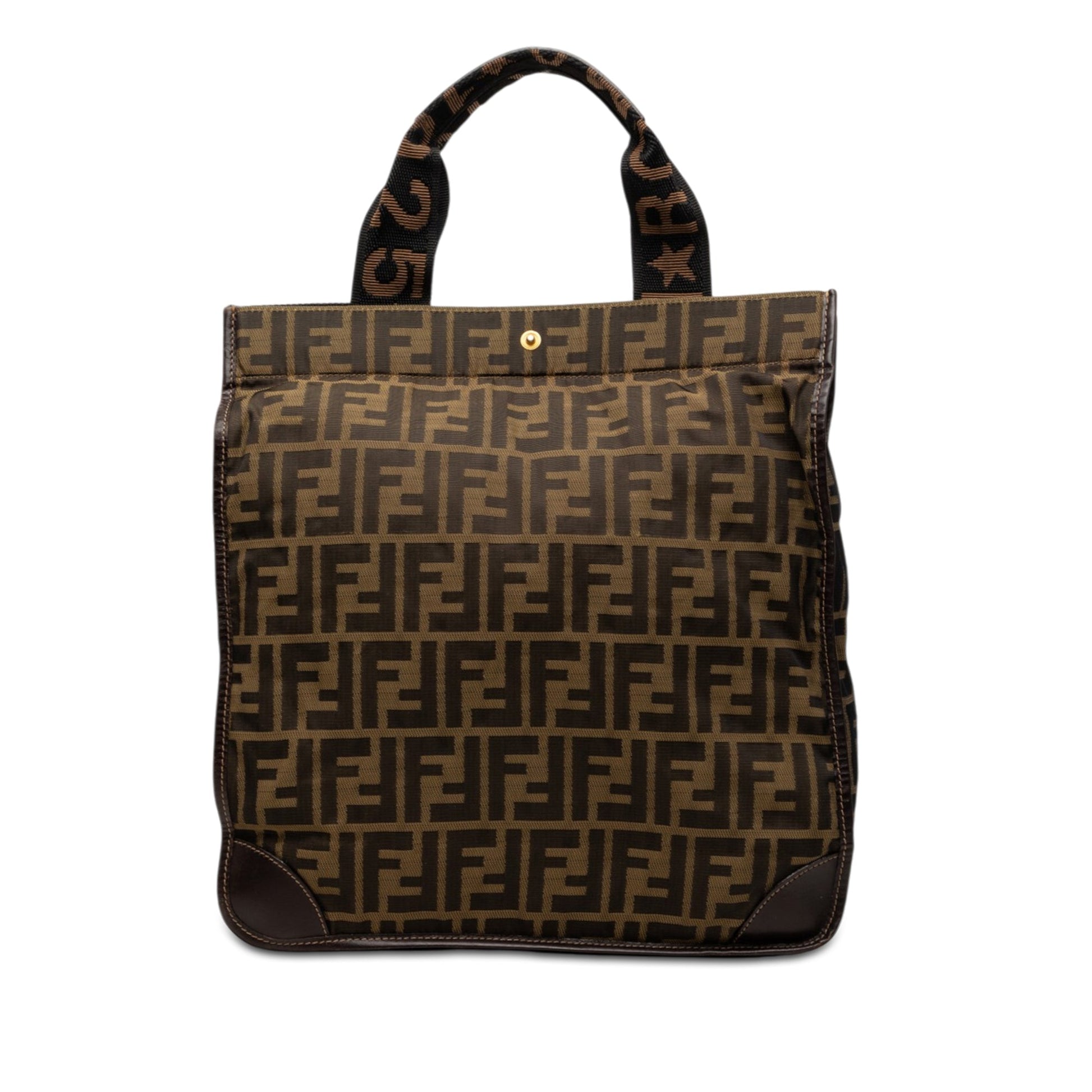 Fendi Zucca Canvas Shopping Tote