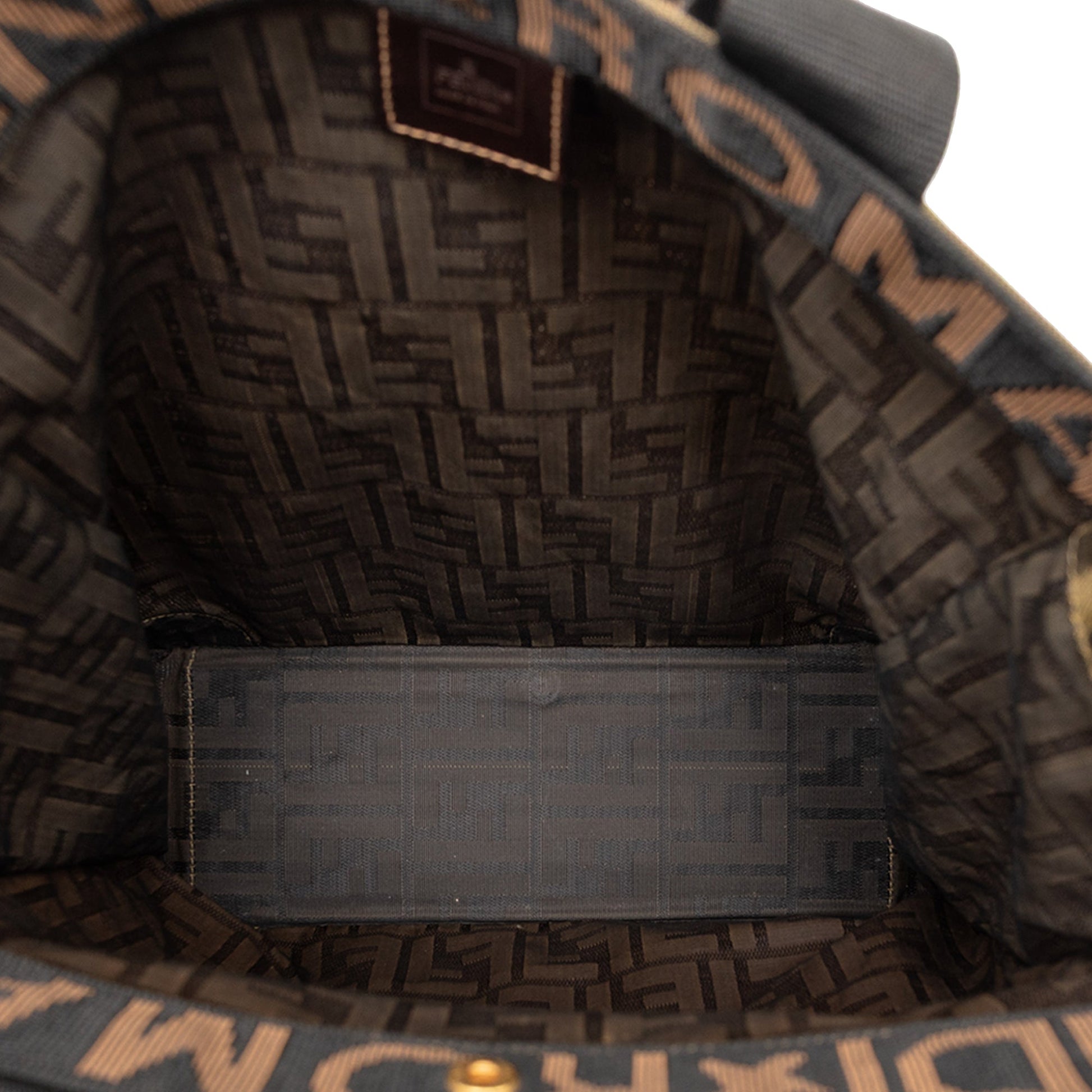 Fendi Zucca Canvas Shopping Tote