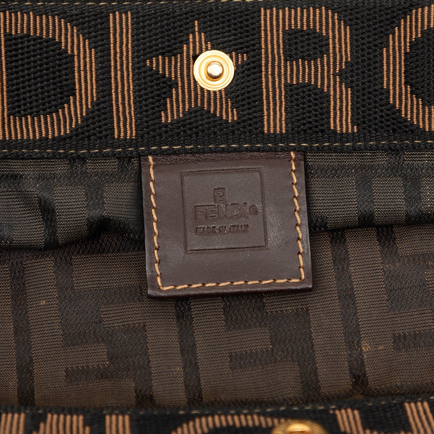 Fendi Zucca Canvas Shopping Tote