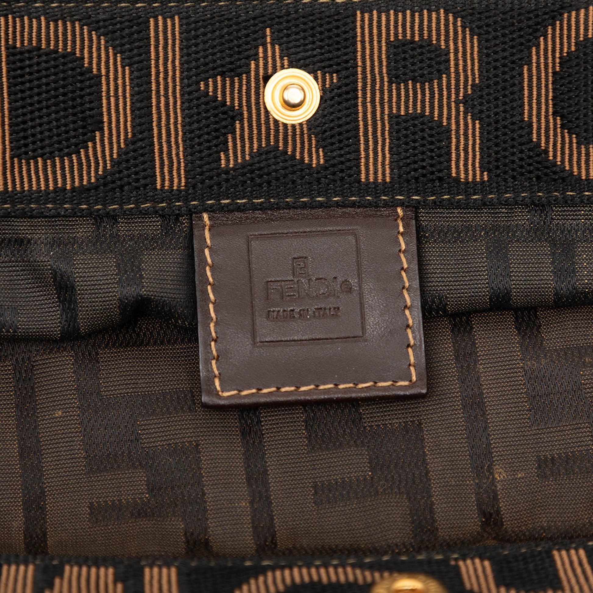 Fendi Zucca Canvas Shopping Tote