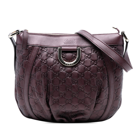Metallic Guccissima Abbey D Ring Crossbody